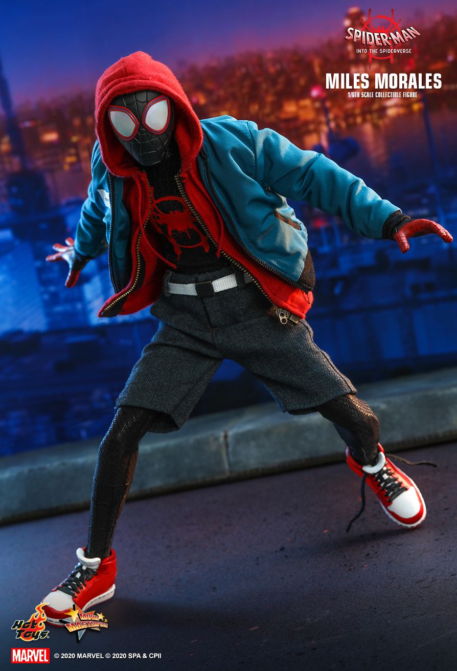 miles morales action figure with jordans