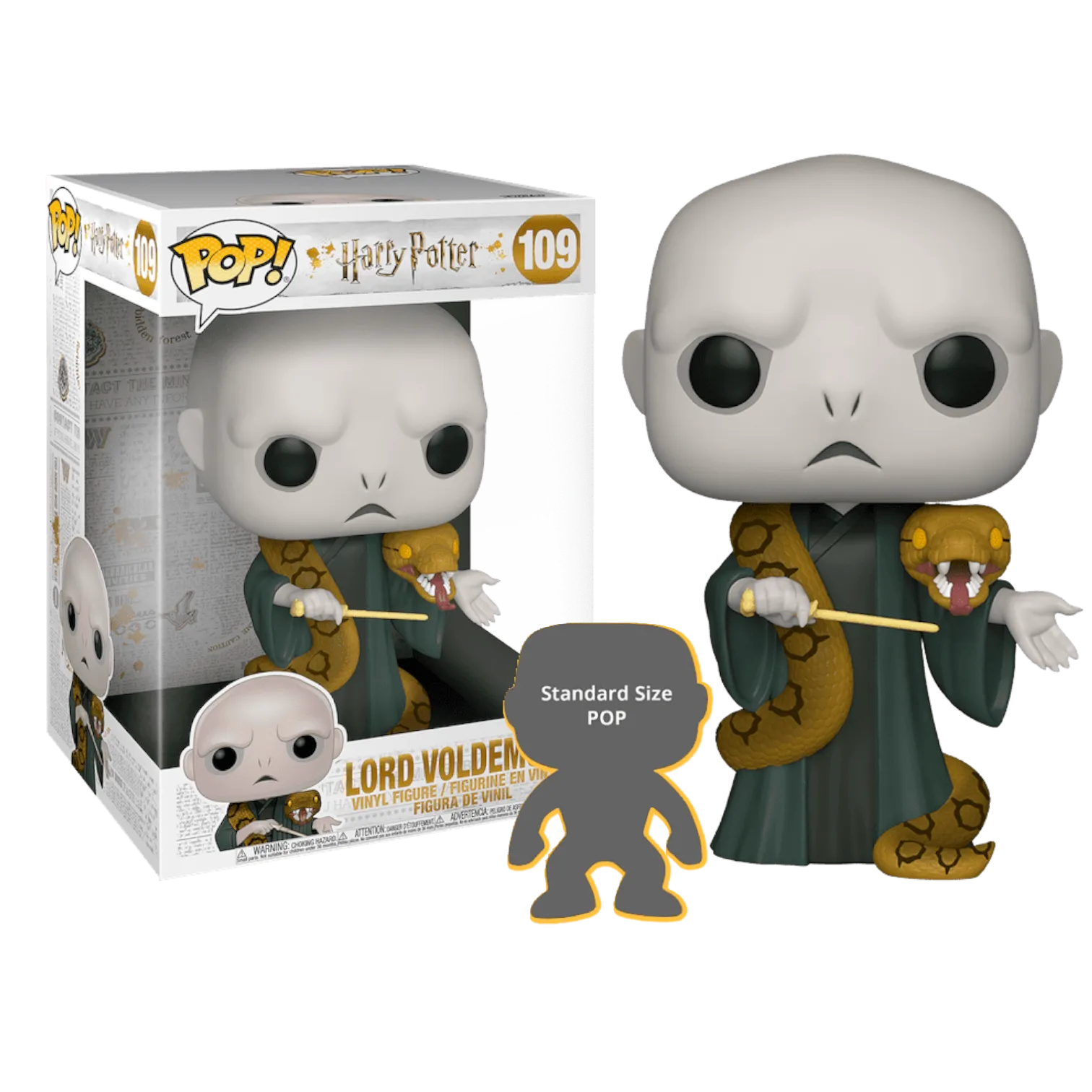 Фигурка Voldemort and Nagini — Funko Harry Potter 10-Inch Pop!