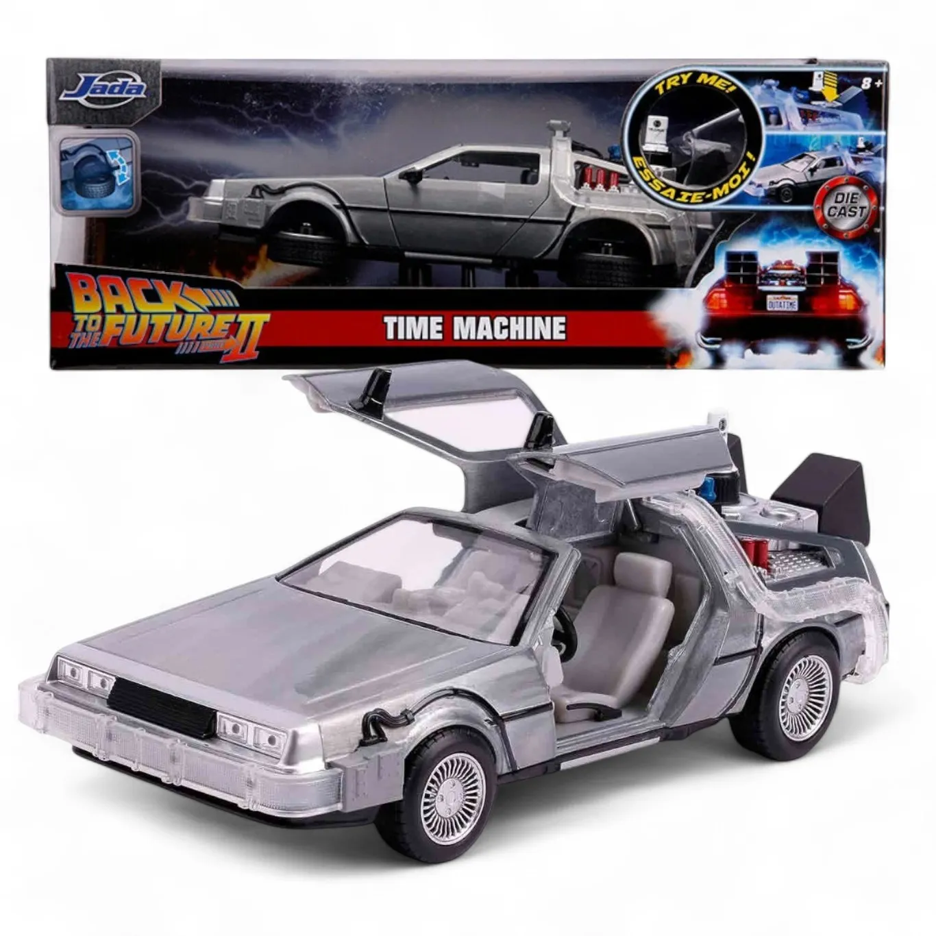 Модель ДеЛориан — Back to the Future 2 Die-Cast Time Machine 1/24