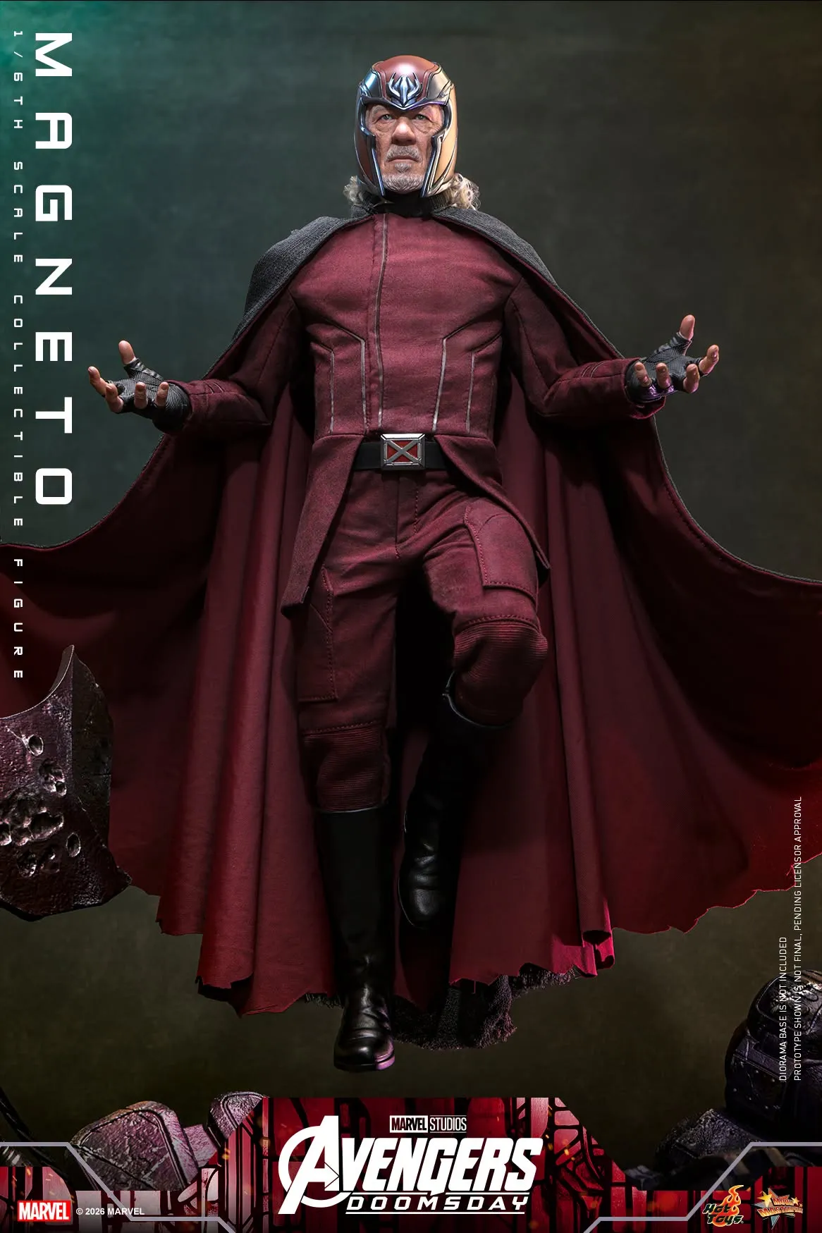 Фигурка Magneto — Hot Toys MMS912 Avengers Doomsday 1/6