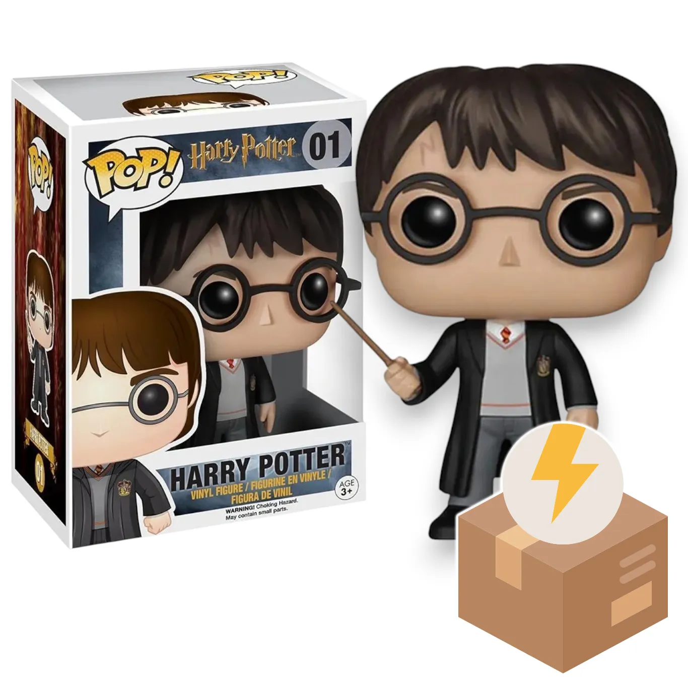 Фигурка Гарри Поттера — Funko POP! Harry Potter with Wand 01 BD