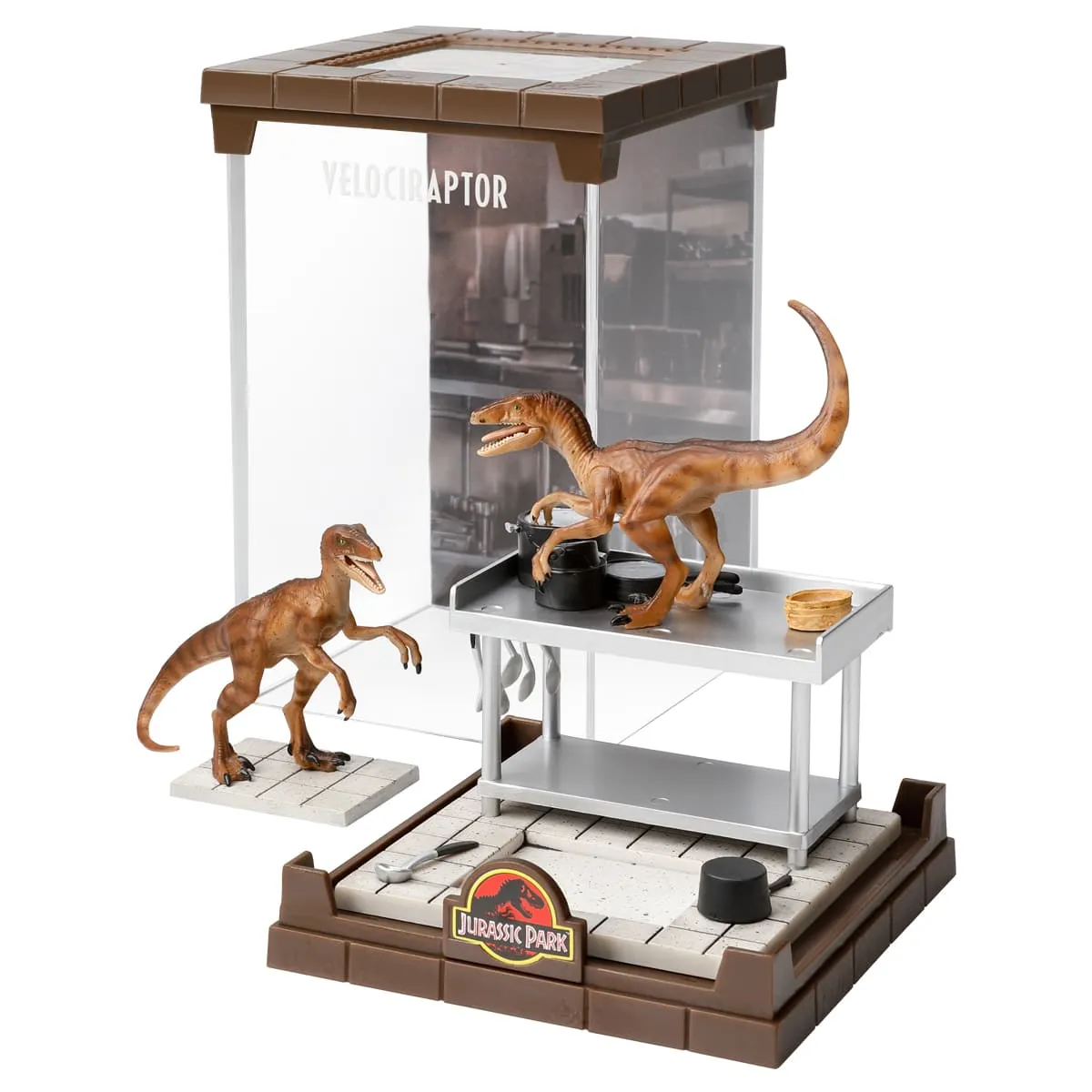Фигурка Велоцираптор — Noble Collection Jurassic Park Velociraptor Diorama
