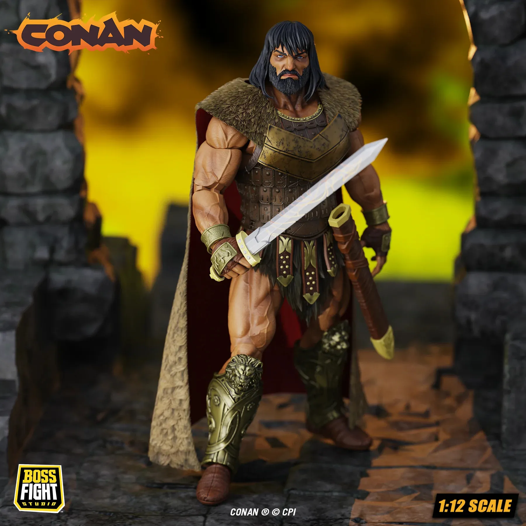 Фигурка King Conan Ruler Of Aquilonia — Boss Fight Studio HACKS 1/12 Action Figure