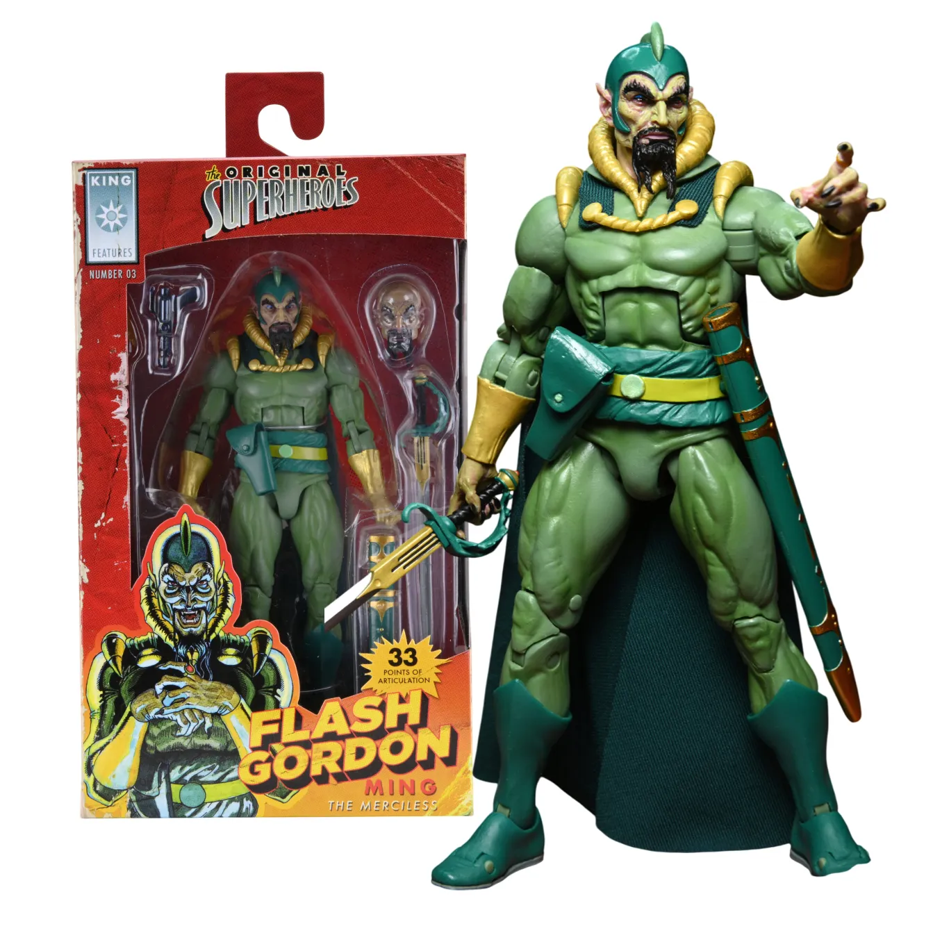 Фигурка Ming the Merciless — Neca King Features Series 1