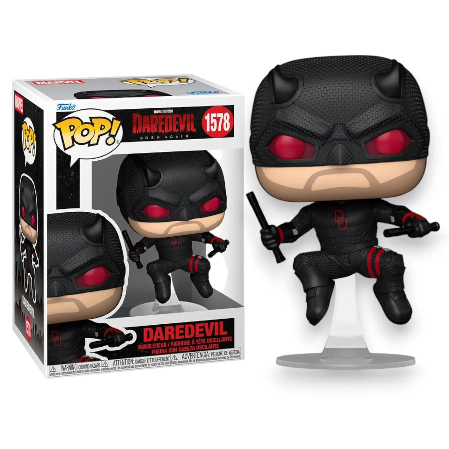 Фигурка Daredevil Born Again Black Suit — Funko Pop! 1578