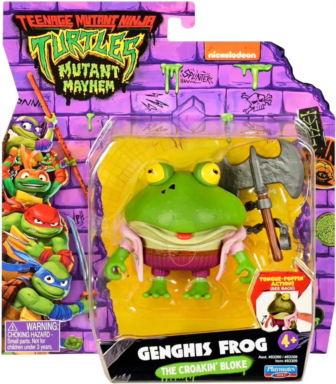 Фигурки Черепашки-Ниндзя Погром мутантов — TMNT Mutant Mayhem Basic Figure  Mutant 4-Pack 2 Wave - купить в GeekZona.ru