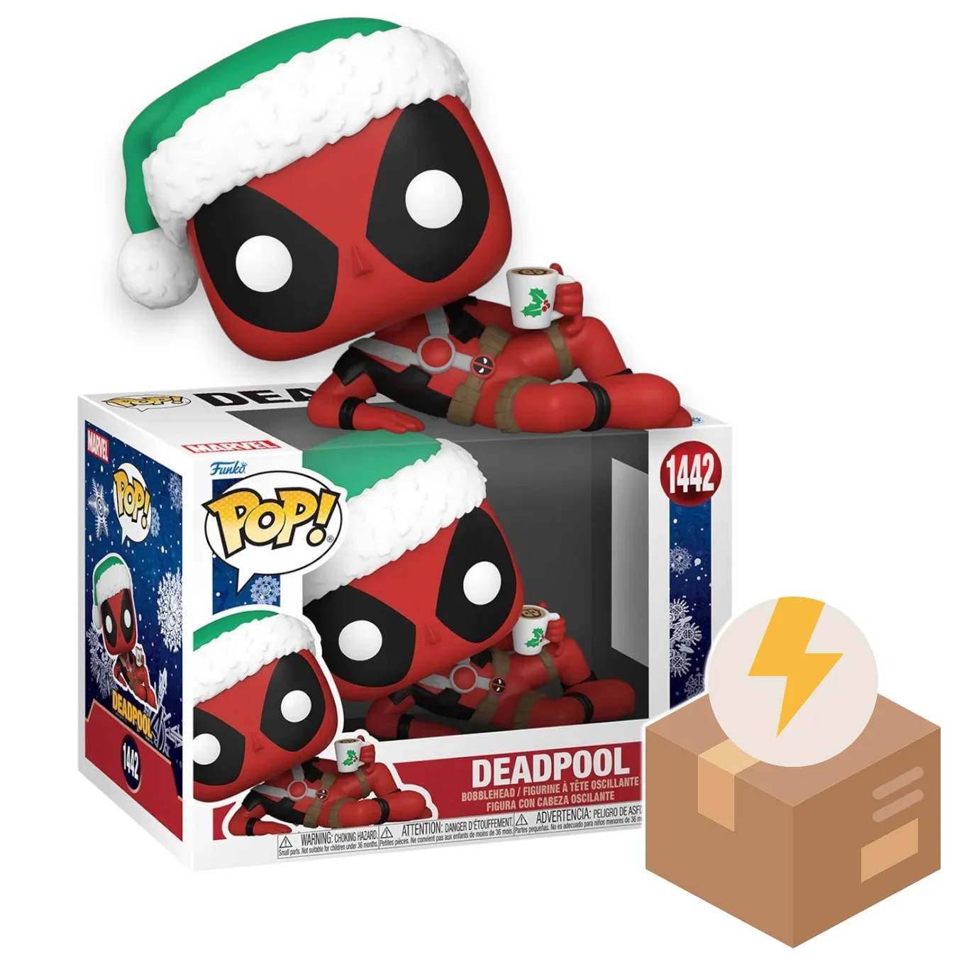 Фигурка Deadpool — Marvel Holiday Funko Pop! Vinyl 1442 BD
