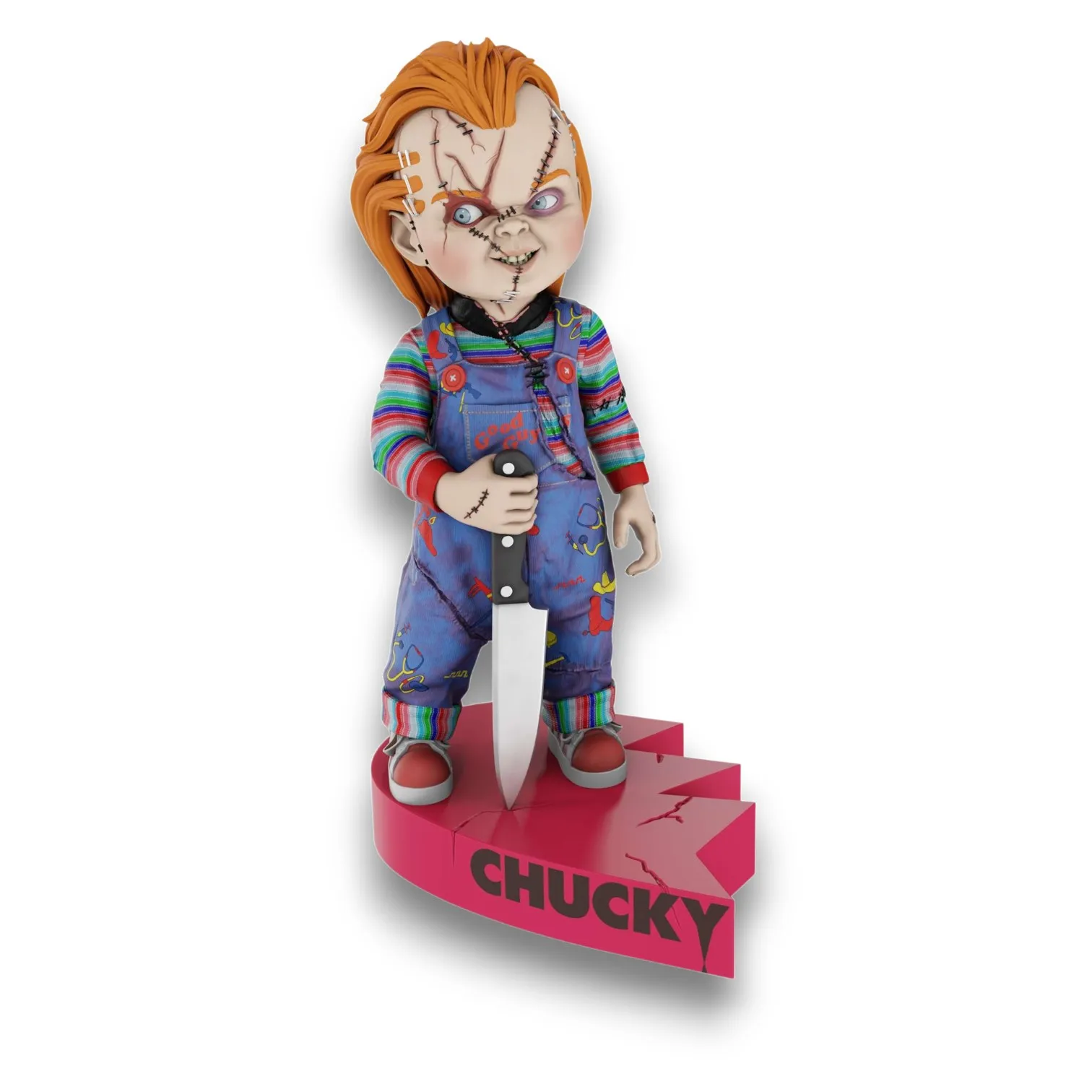 Башкотряс Чаки — Neca Head Knocker Chucky Heart Connect Base