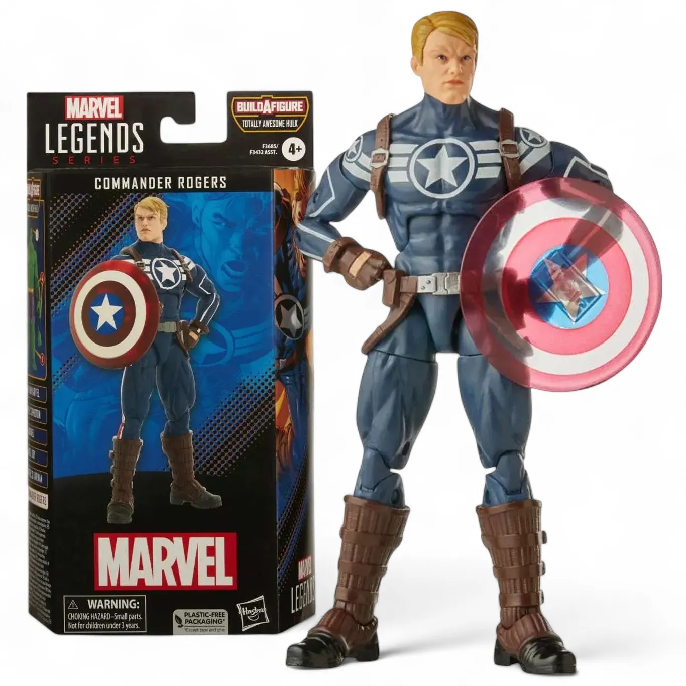 Фигурка Captain America Commander Rogers — Hasbro Marvel Legends