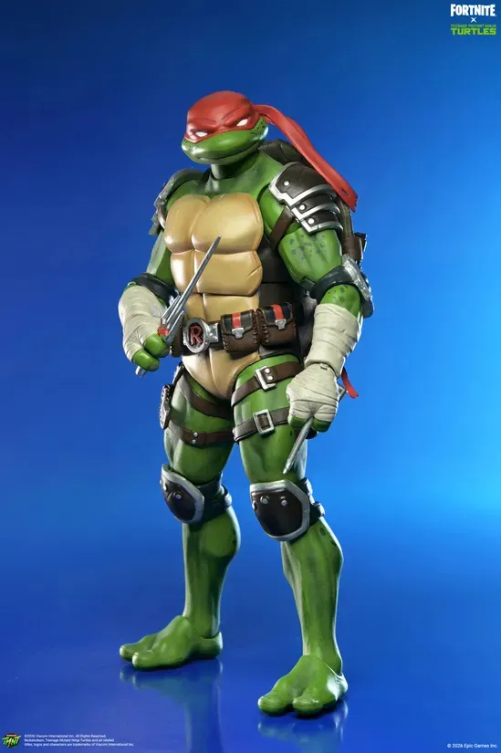 Фигурка Raphael — Neca Teenage Mutant Ninja Turtles Fortnite Action Figure