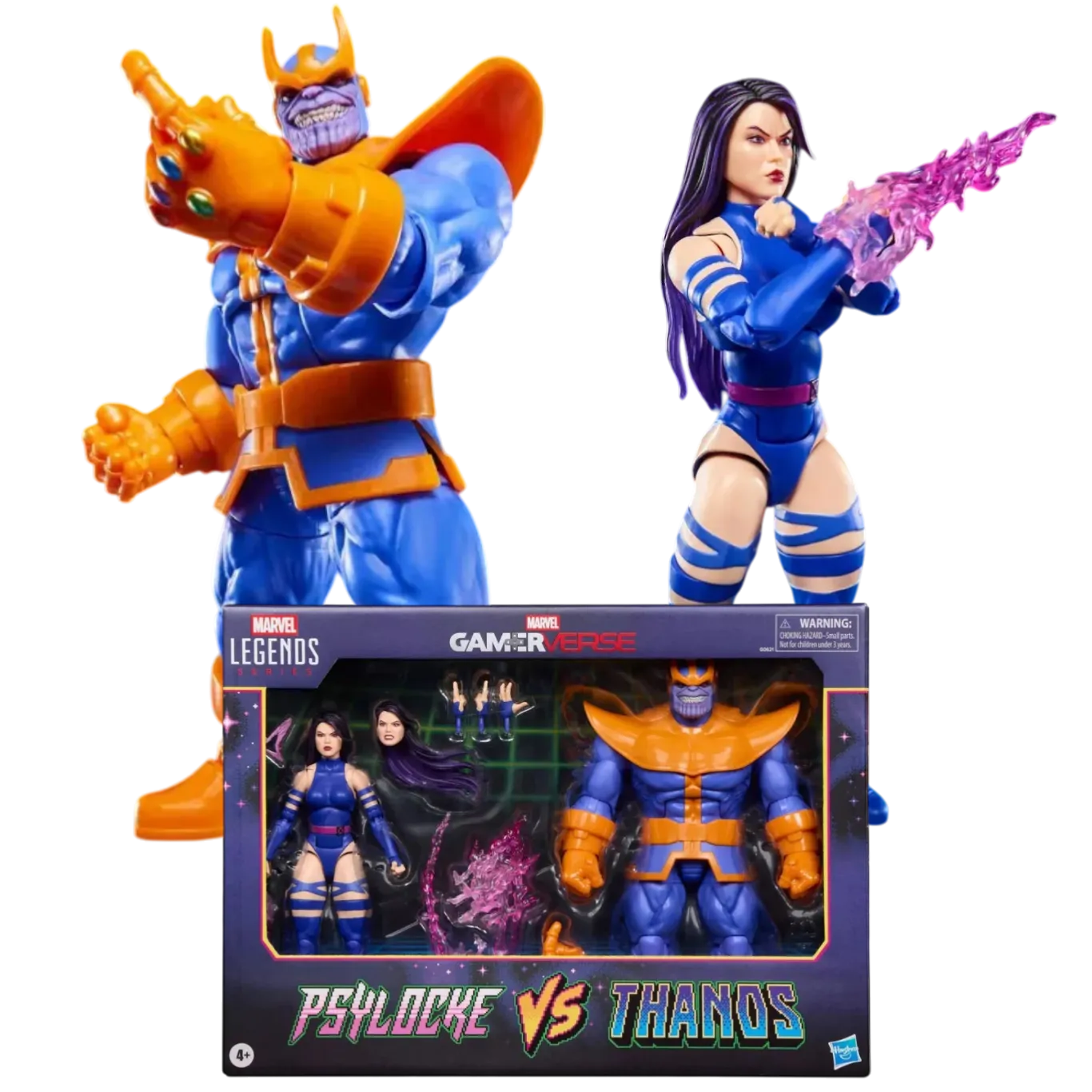 Фигурки Psylocke vs Thanos — Hasbro Marvel Legends Gamerverse