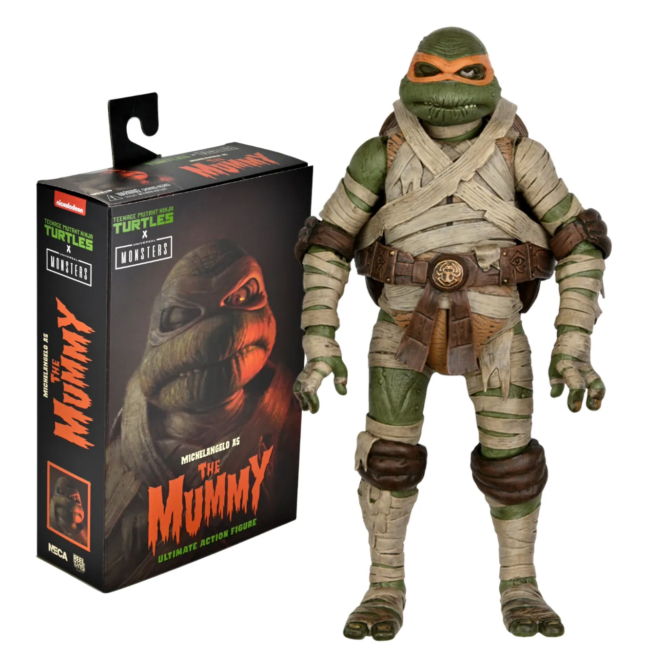 Фигурка Ultimate Michelangelo as Mummy — Neca Universal Monsters x Teenage Mutant Ninja Turtles
