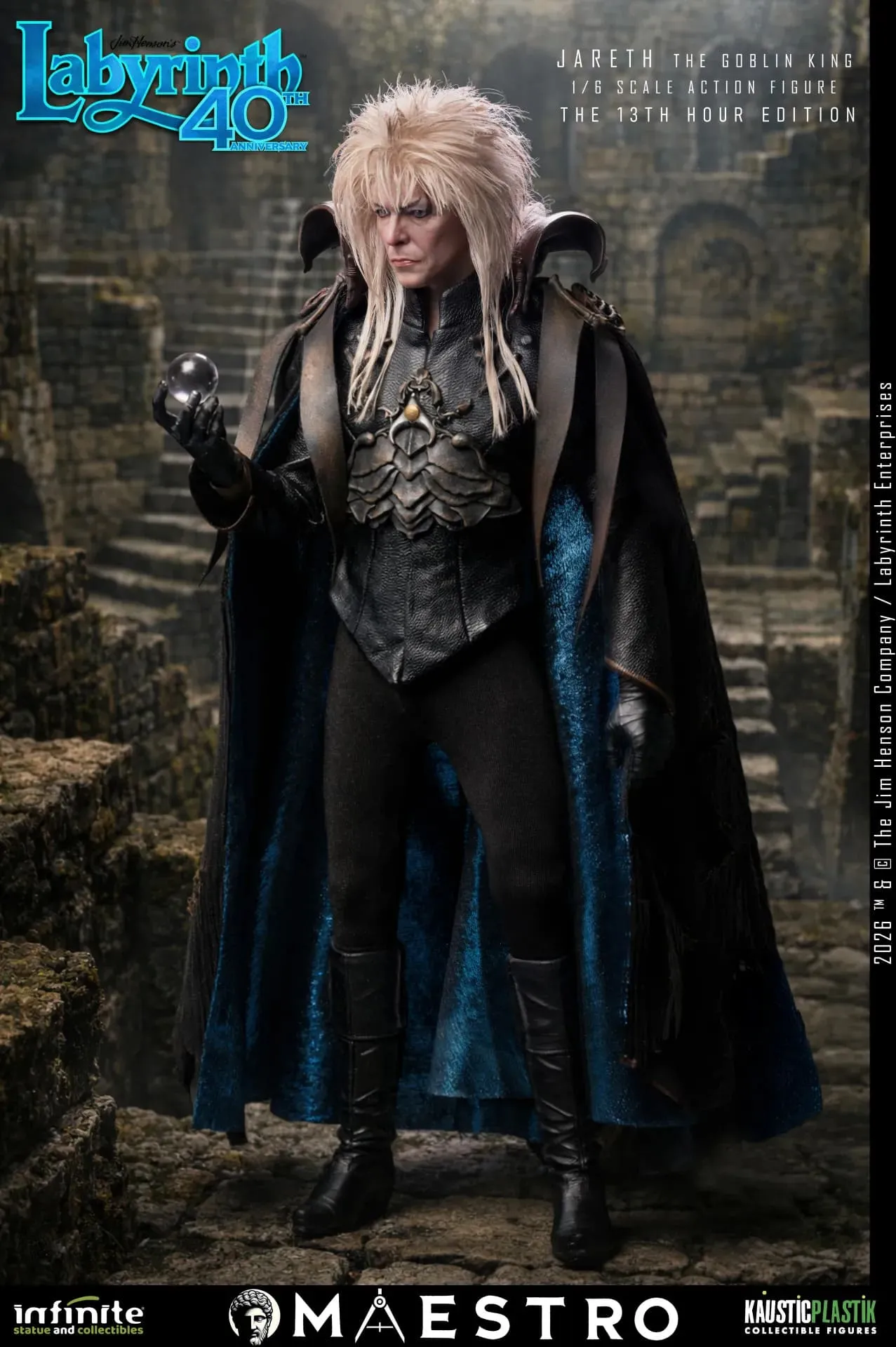 Фигурка Labyrinth Jareth The Goblin King 1/6 — Infinite Kaustic Plastik 1/6 13th Hour Edition