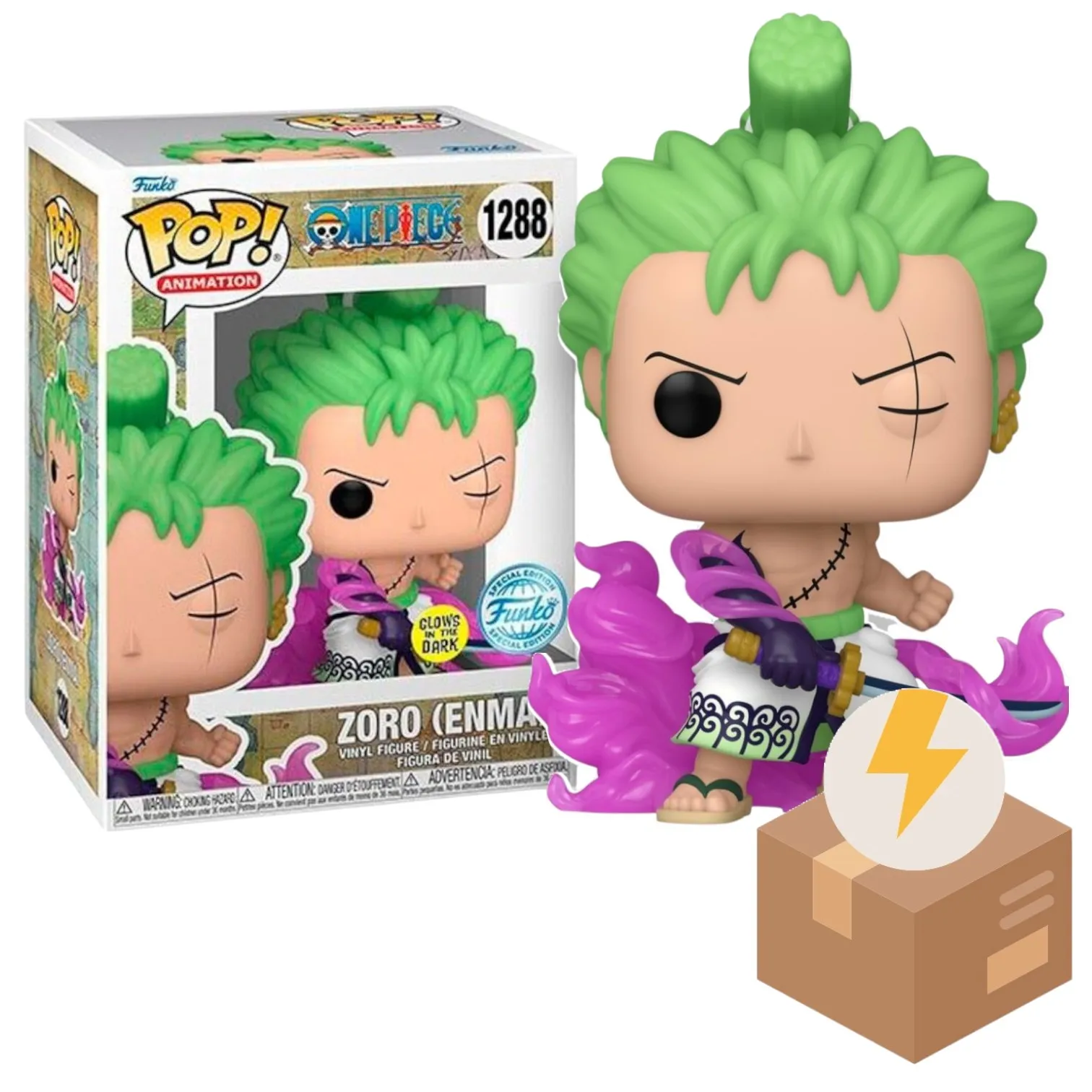 Фигурка One Piece Zoro Enma Exclusive — Funko Pop! Vinyl 1288 BD