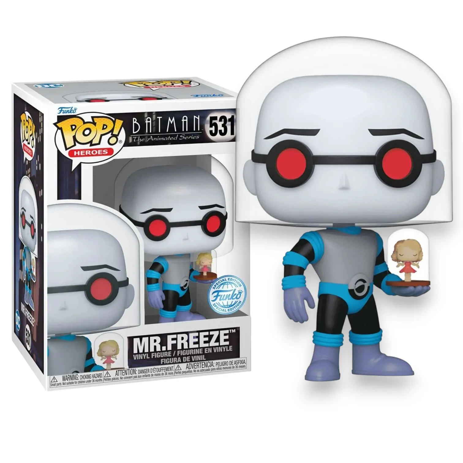 Фигурка Batman Animated Series Mr Freeze w Nora Exc — Funko Pop