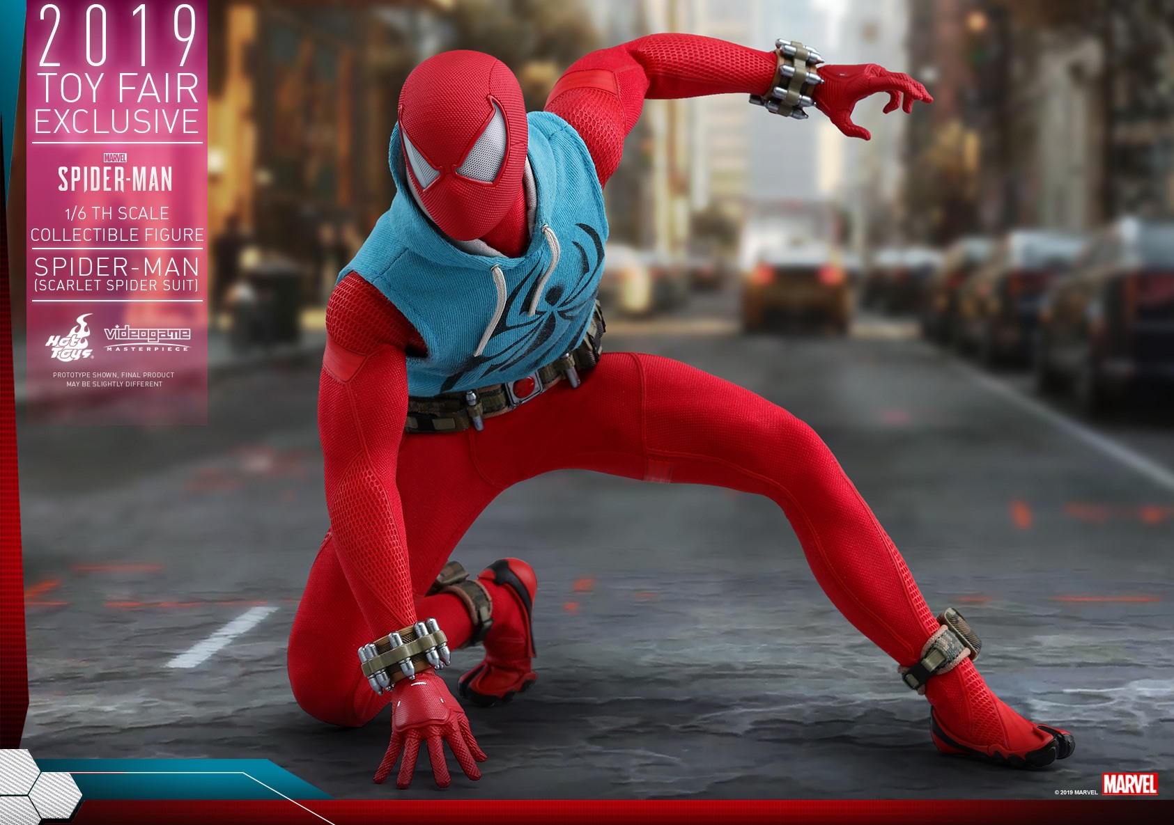 Фигурка Спайдермена — Hot Toys Spider-Man VGM 1/6 Scarlet Spider Suit 2019  Toy Fair Exclusive