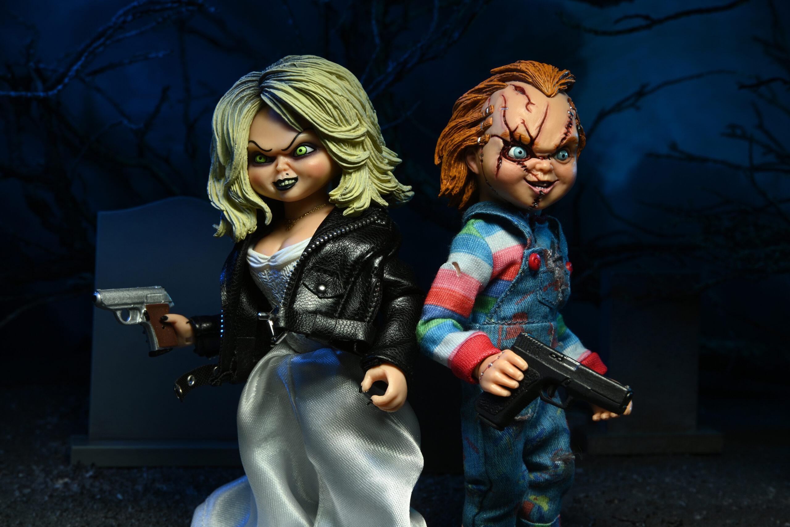Фигурка Chucky and Tiffany - Neca Bride of Chucky Clothed Figure 2-Pack.