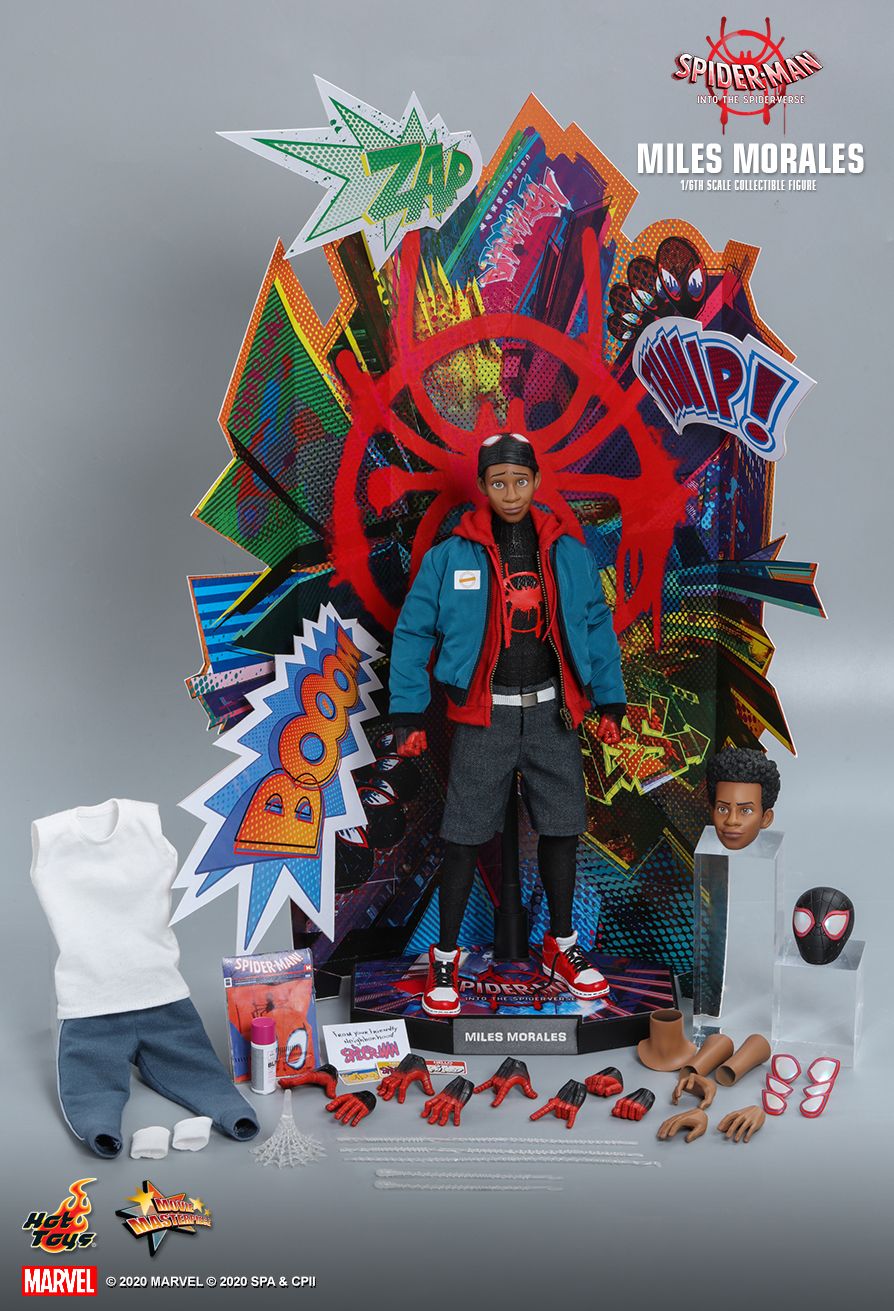 miles morales action figure with jordans