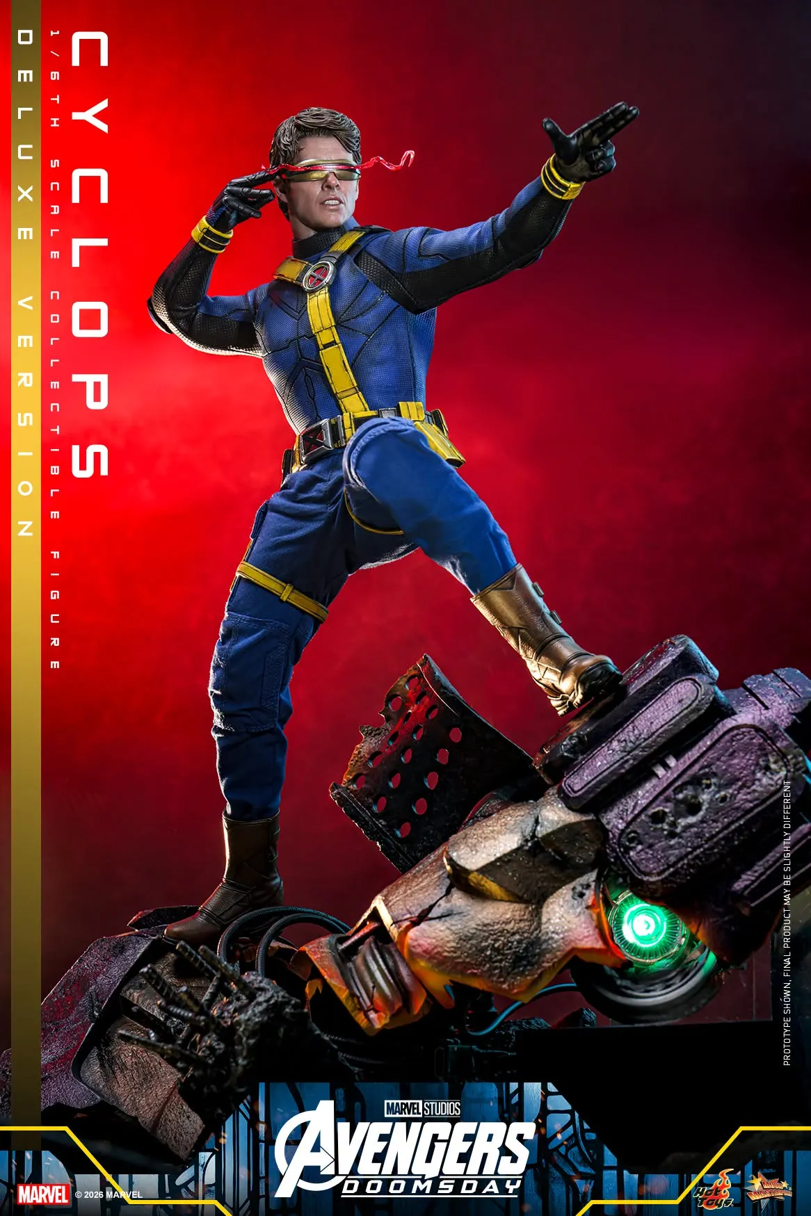 Фигурка Cyclops (Deluxe) — Hot Toys MMS909 Avengers Doomsday 1/6