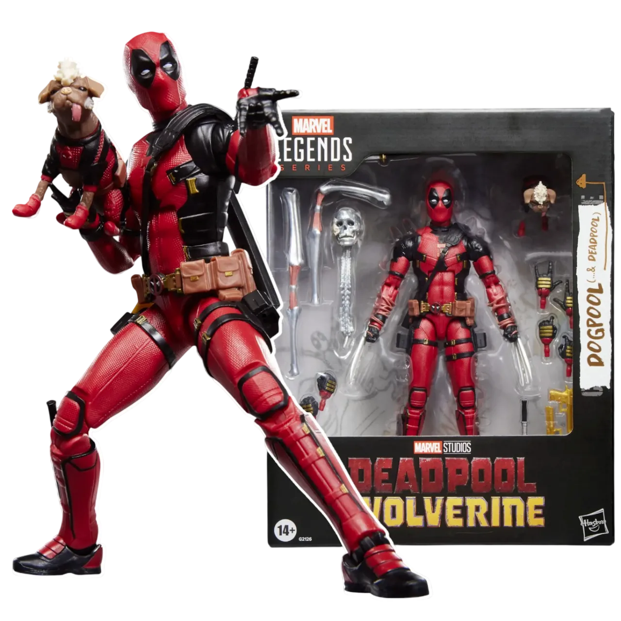 Фигурка Dogpool And Deadpool — Hasbro Marvel Legends Deadpool and Wolverine Figure