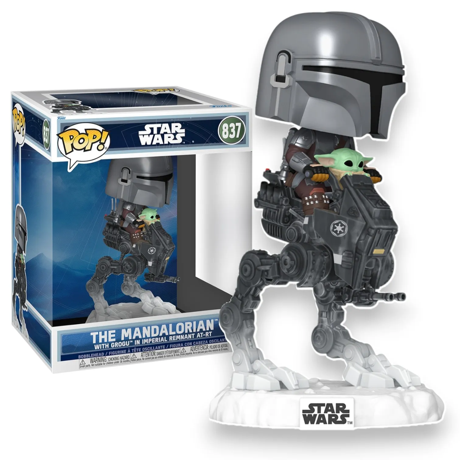 Фигурка Mandalorian AT-RT — Funko Pop! Rides Star Wars Mandalorian and Grogu Vinyl 837