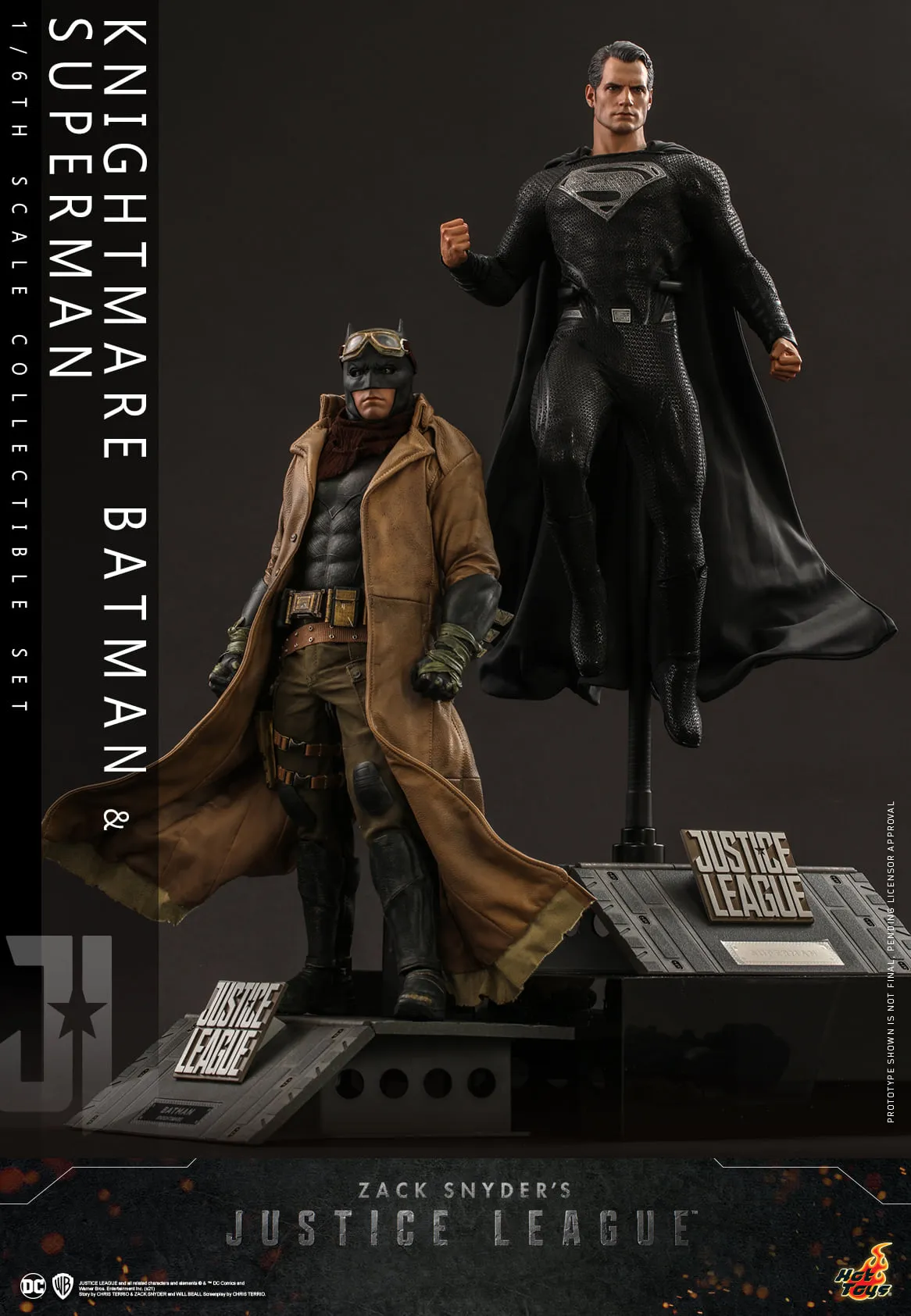 Фигурки Knightmare Batman and Superman — Hot Toys TMS038 Zack Snyder Justice League 1/6 Set