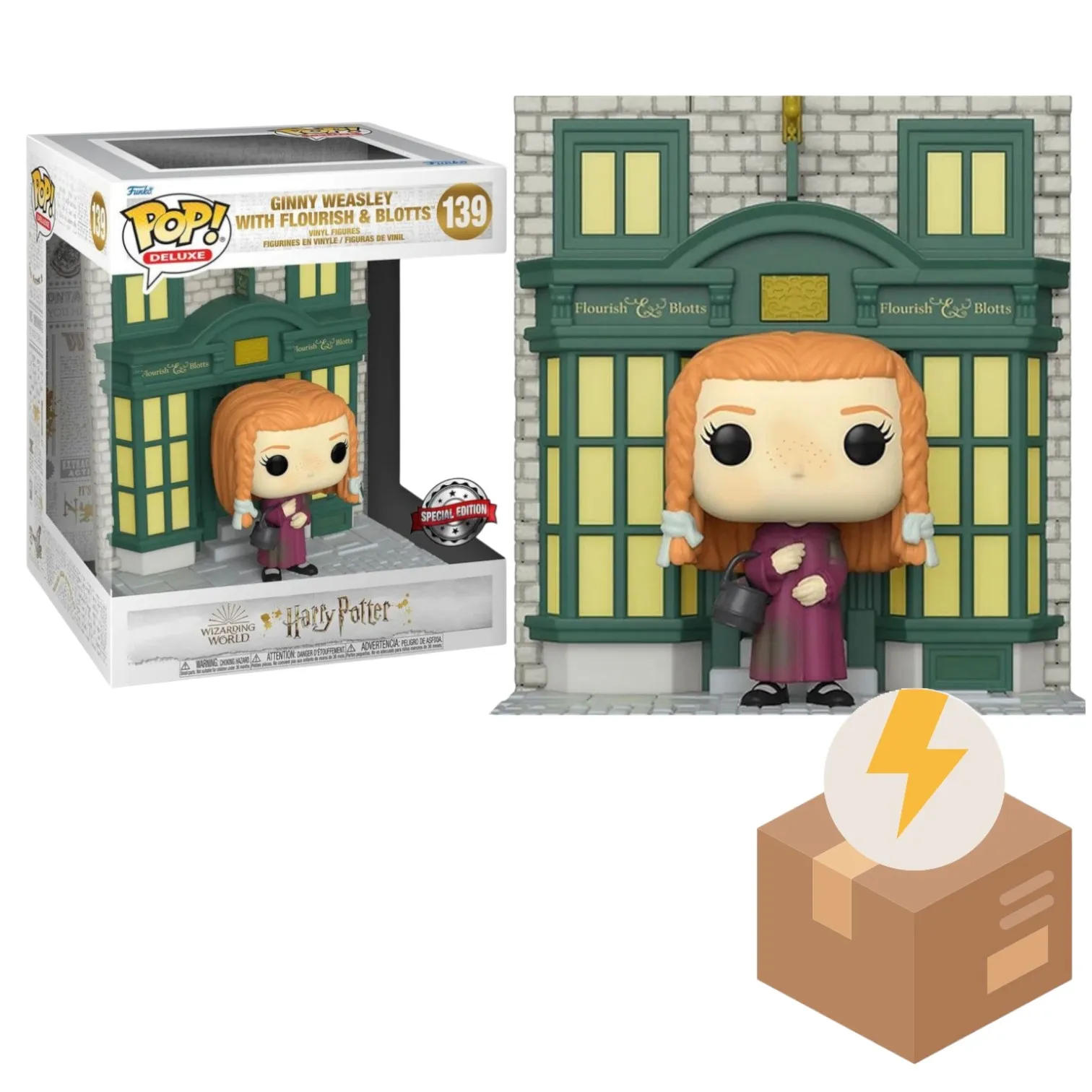 Фигурка Harry Potter Diagon Alley — Funko Pop! Flourish Blotts Town Exclusive BD
