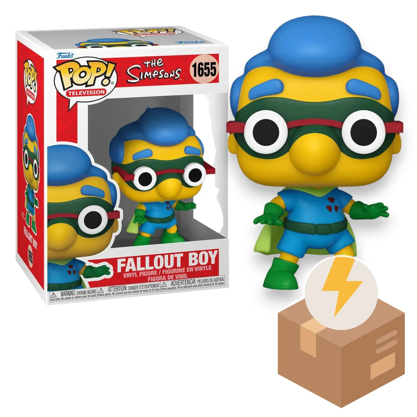 Фигурка Simpsons Milhouse as Fallout Boy — Funko Pop! Vinyl 1655 BD