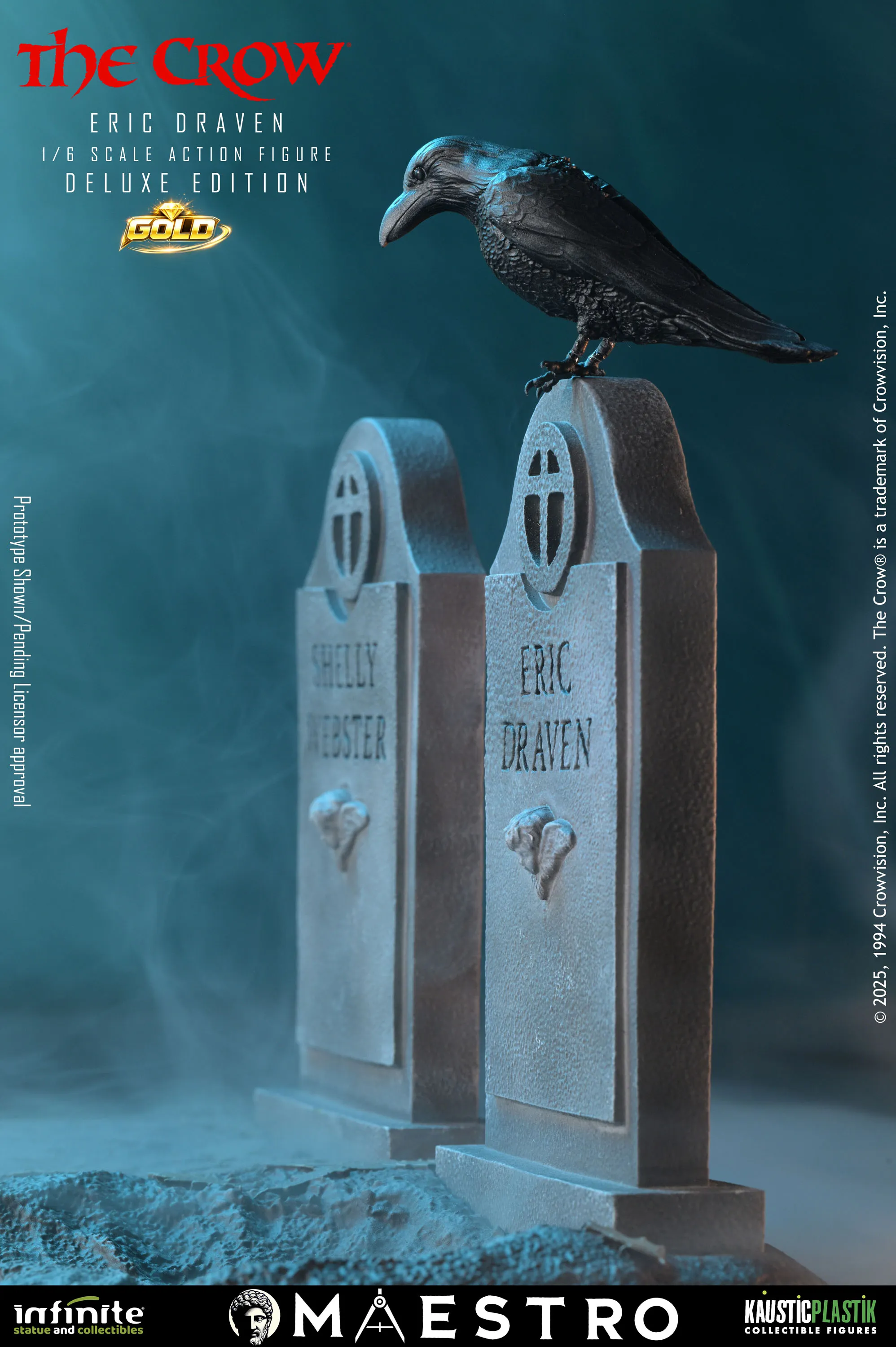 Фигурка The Crow Eric Draven — Infinite Kaustic Plastik 1/6 Luxury