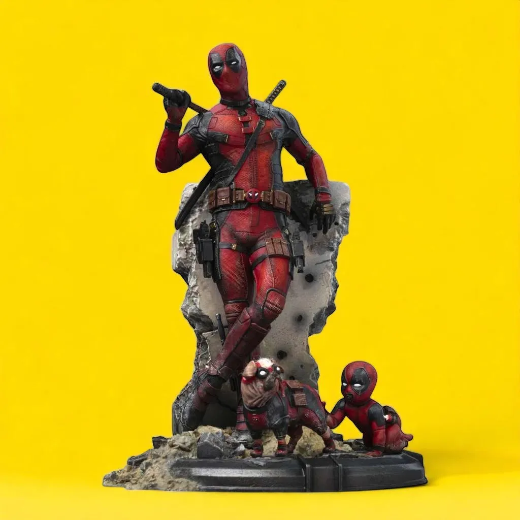 Фигурка Дэдпул — Iron Studios 1/10 Deadpool And Wolverine