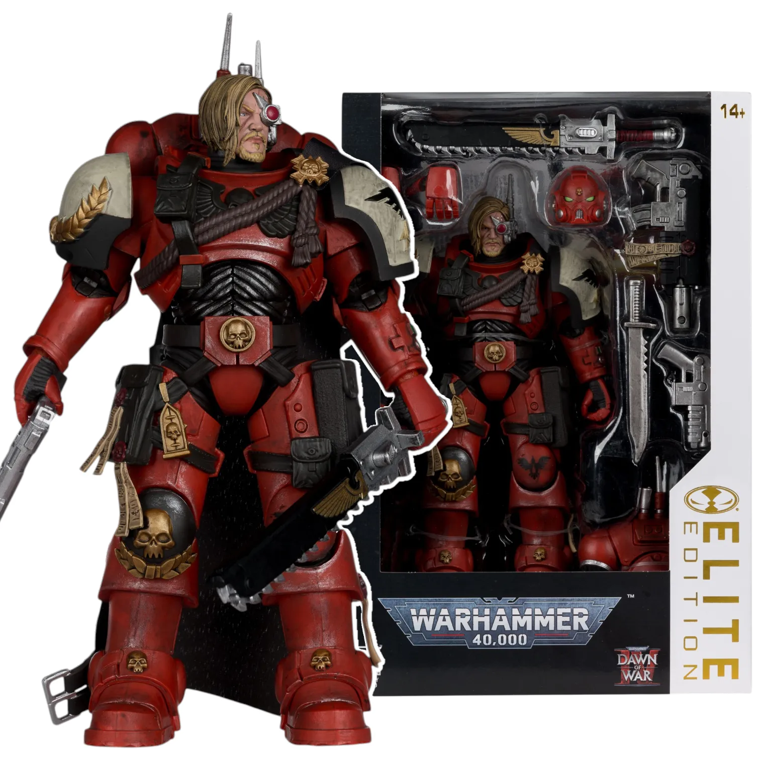 Фигурка Warhammer Dawn Of War 4 Captain Cyrus In Phobos Armor — McFarlane Toys Warhammer 40000
