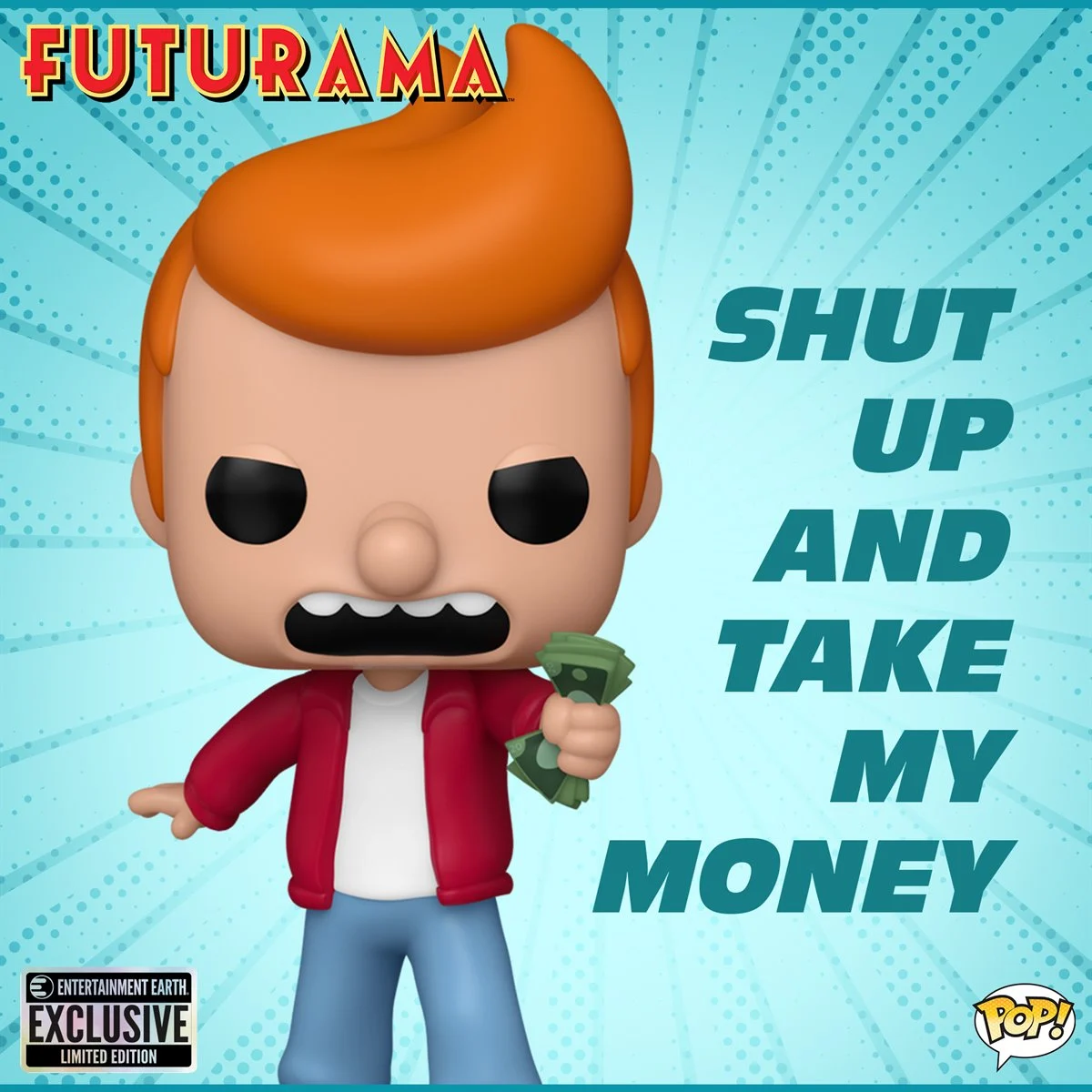 Фигурка Futurama Philip J Fry Meme — Funko Pop! Vinyl Figure 1782 EE Exclusive