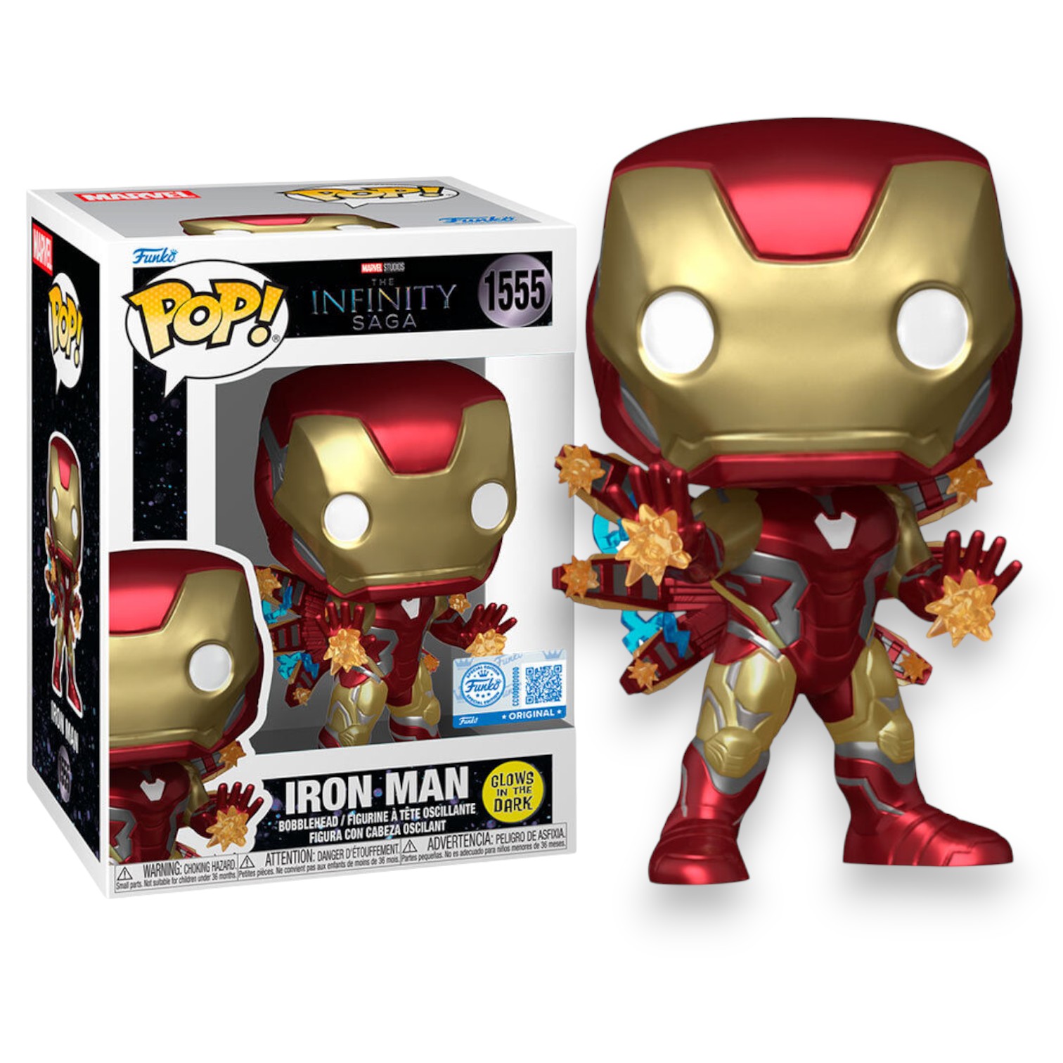 Фигурка Iron Man Exclusive — Funko Pop! Vinyl Plus Marvel Infinity