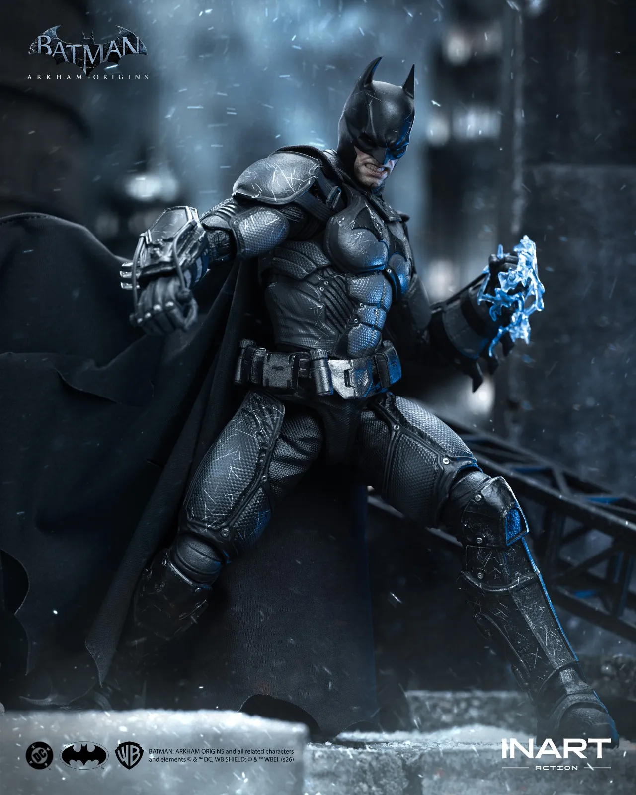 Фигурка Бэтмен — Inart MAG G0007 Batman Arkham Origins Batman Battle Damaged Version 1/12