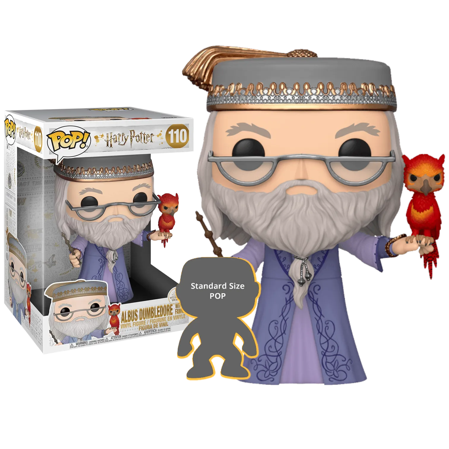 Фигурка Dumbledore and Fawkes — Funko Pop! Harry Potter 10-Inch
