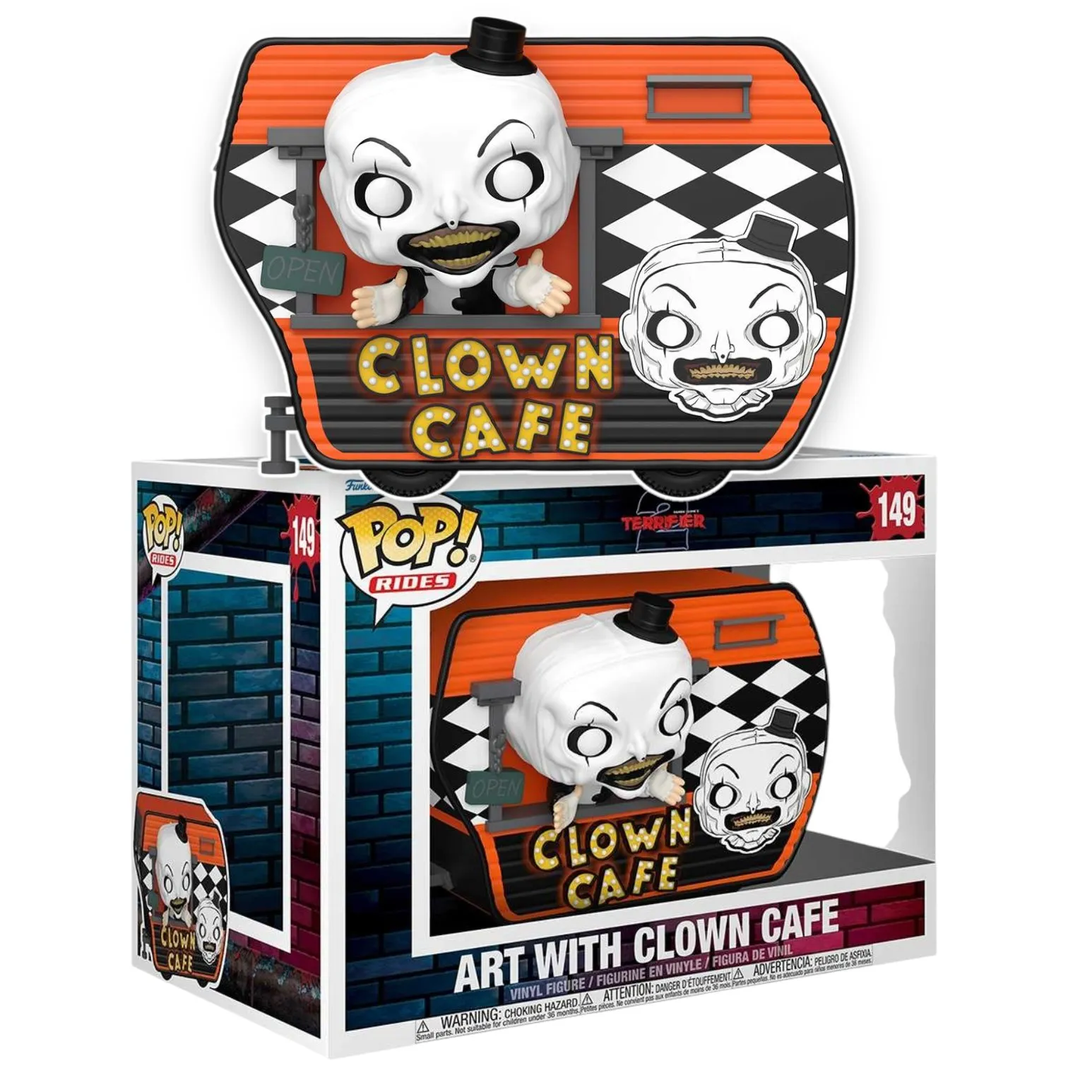 Фигурка Terrifier 2 Art With Clown Cafe — Funko Pop! Vinyl 149