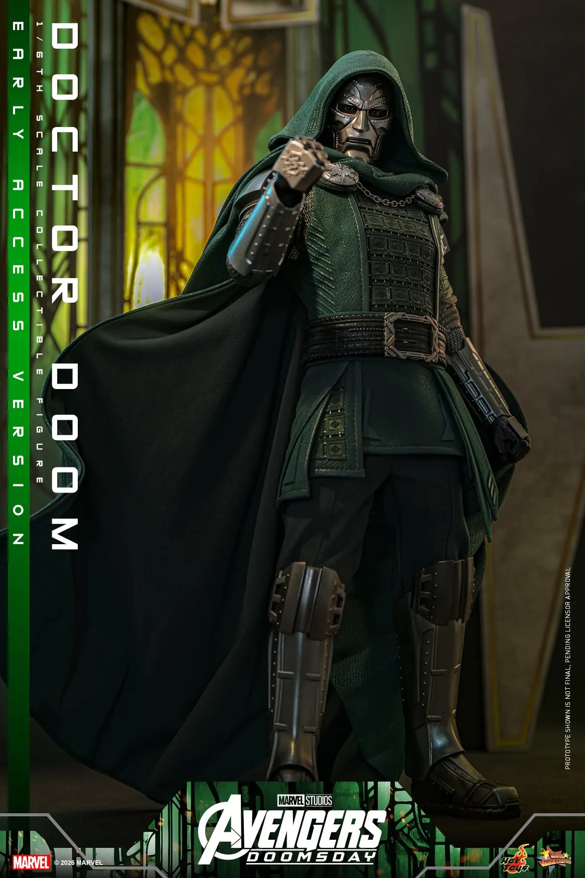 Фигурка Doctor Doom (Early Access) — Hot Toys MMS906 Avengers Doomsday 1/6