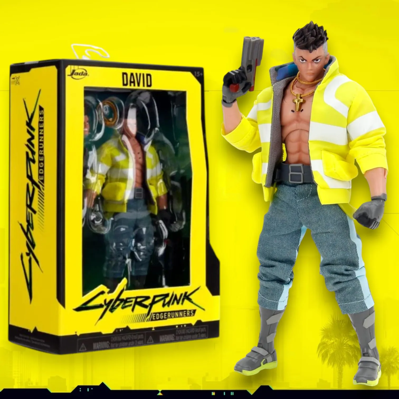 Фигурка Cyberpunk Edgerunners David Martinez — Jada 1/12 Action Figure
