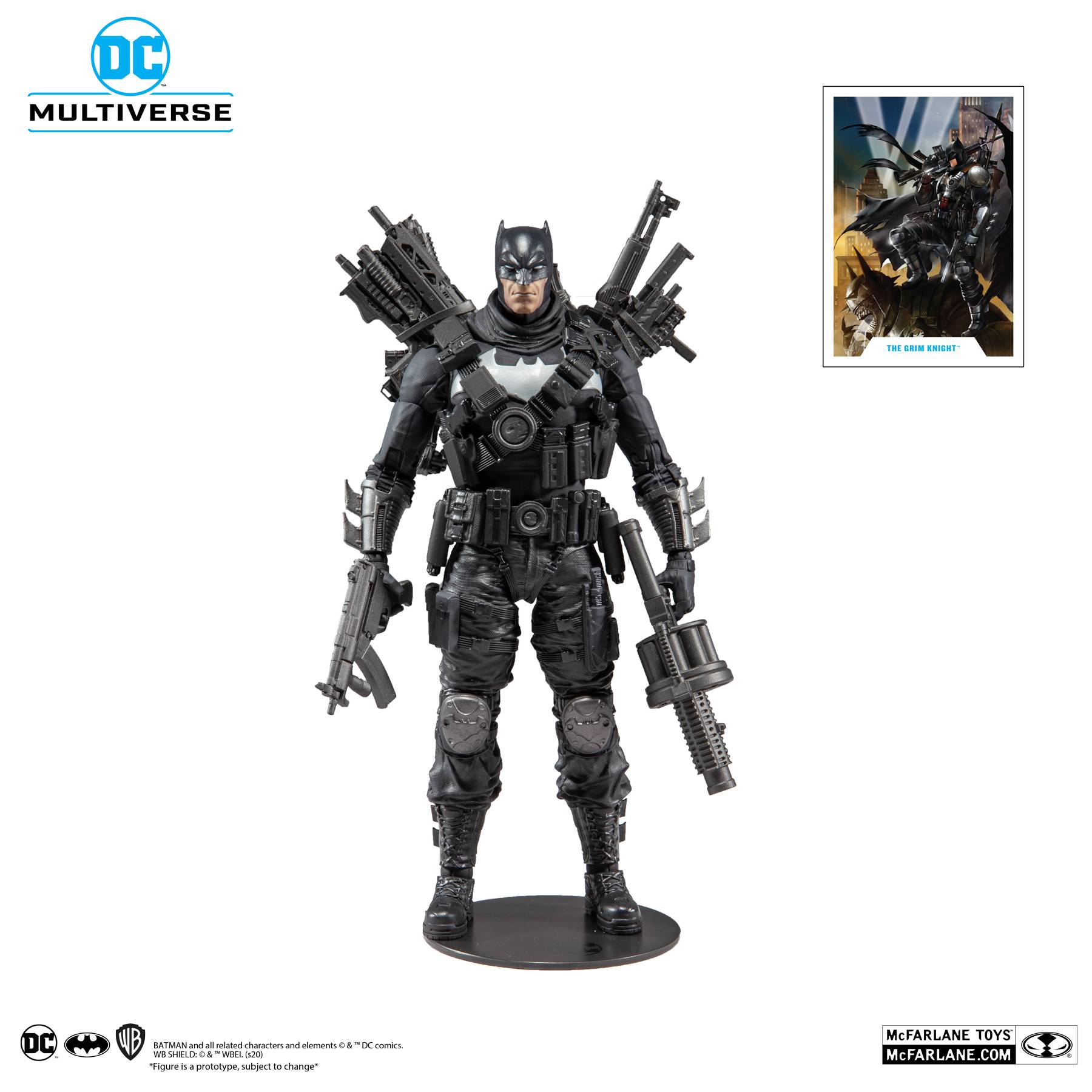 grim knight batman figure