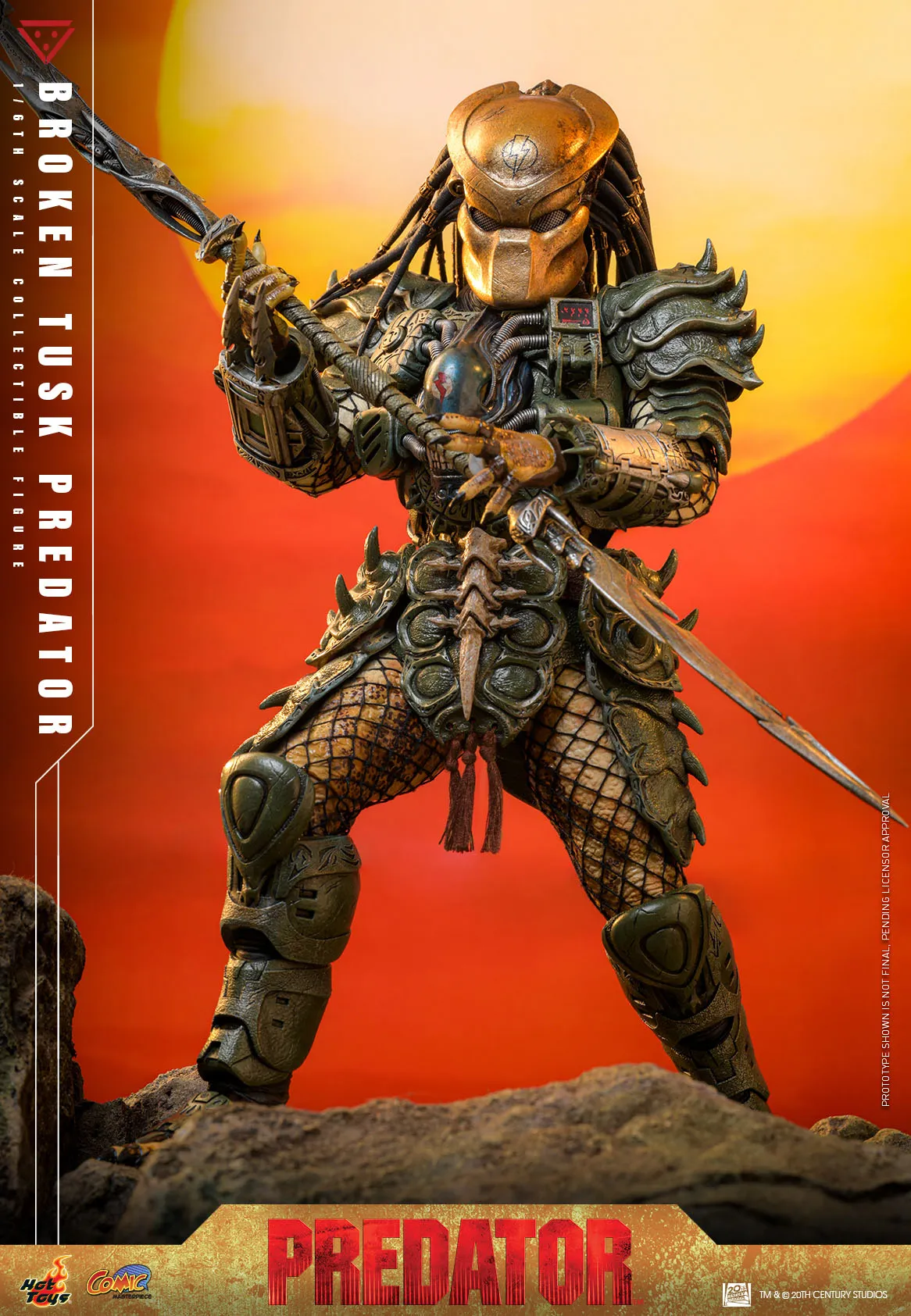 Фигурка Predator Broken Tusk — Hot Toys CMS029 1/6 Figure