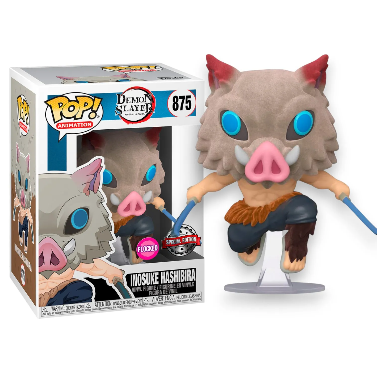 Фигурка Demon Slayer Kimetsu no Yaiba Inosuke Hashibira Exclusive — Funko Pop! Vinyl 875