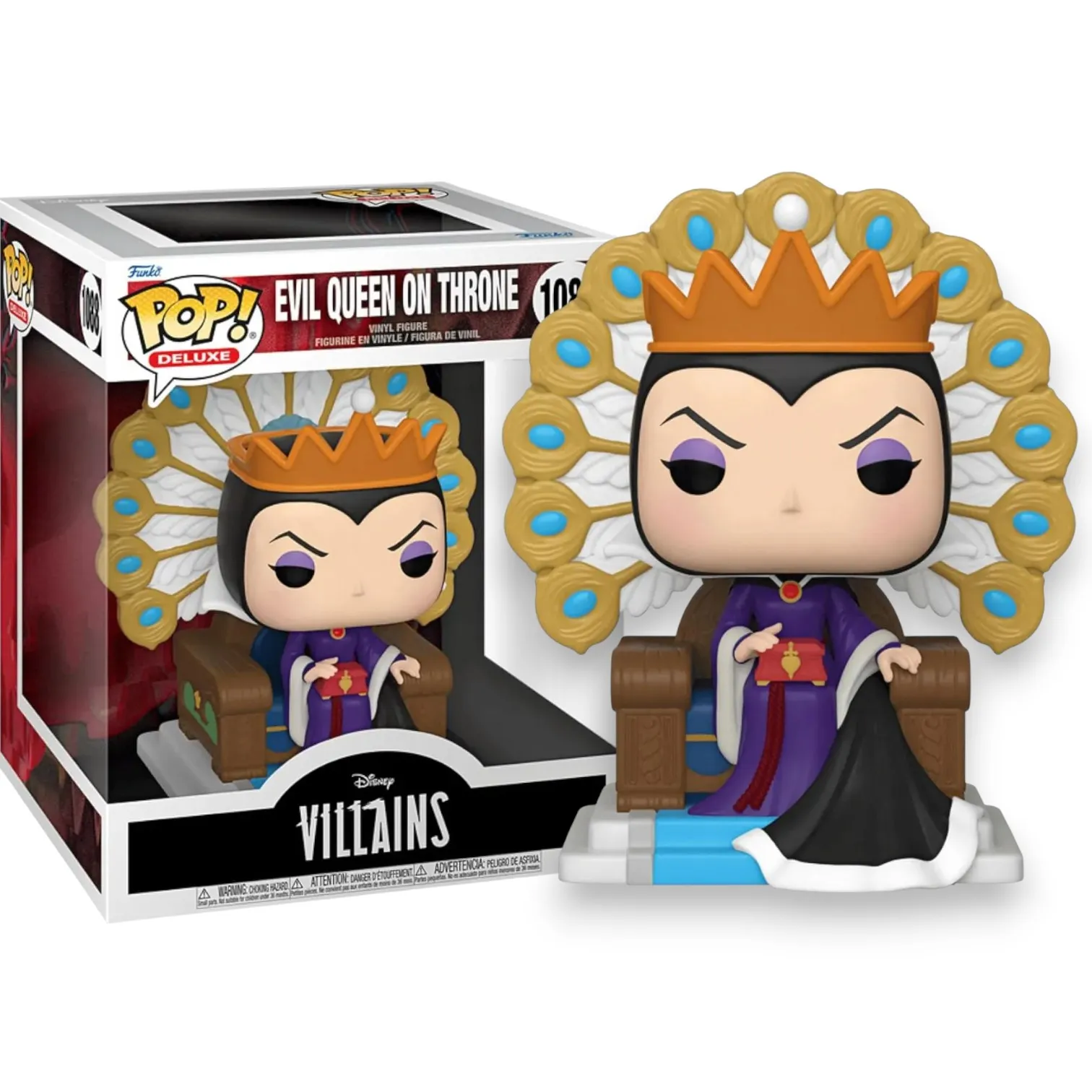 Фигурка Evil Queen on Throne — Funko Pop! Deluxe Villains
