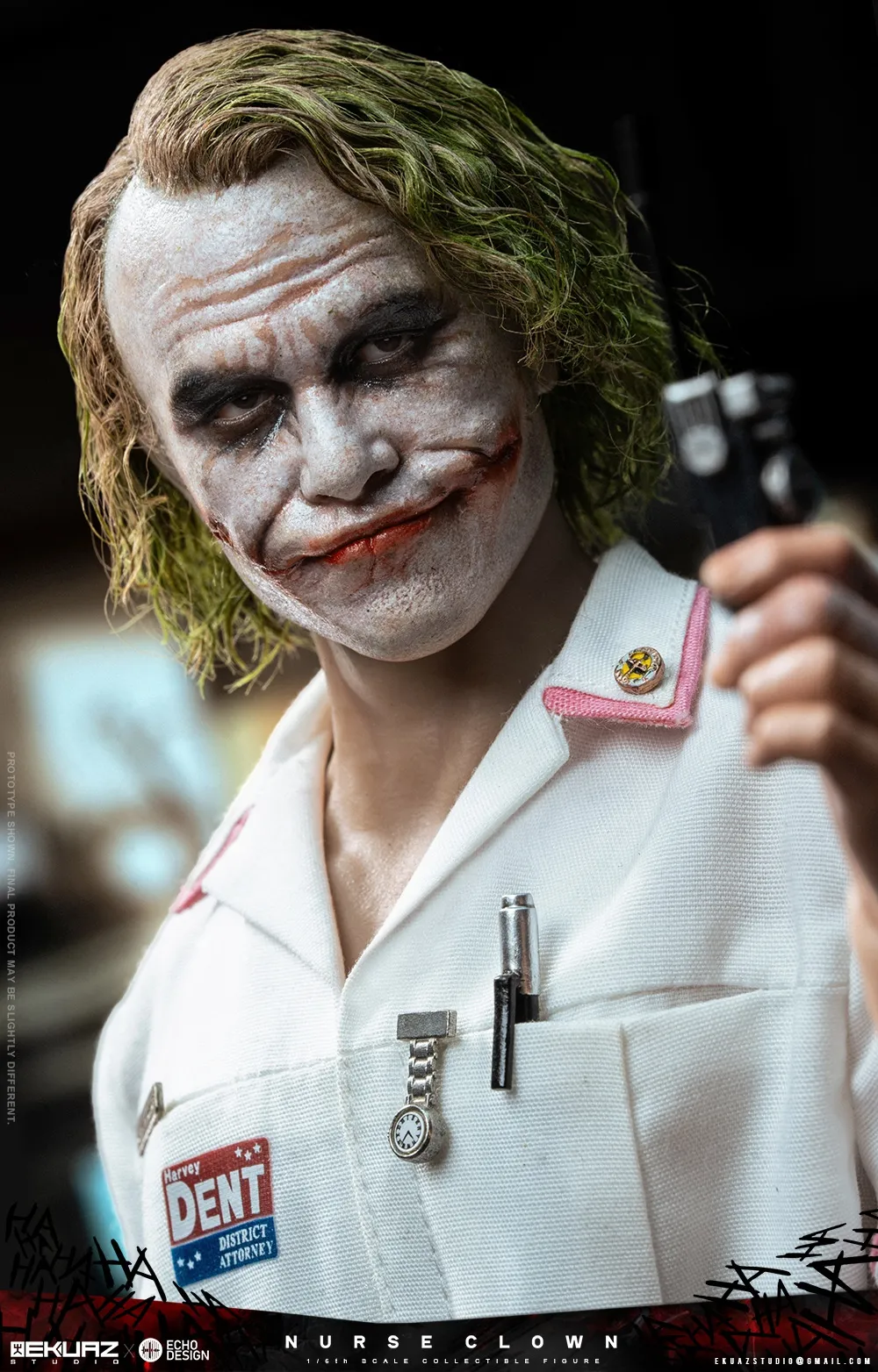 Фигурка Джокер — Ekuaz Studio EKS014 The Dark Knight Joker (Nurse Clown) 1/6