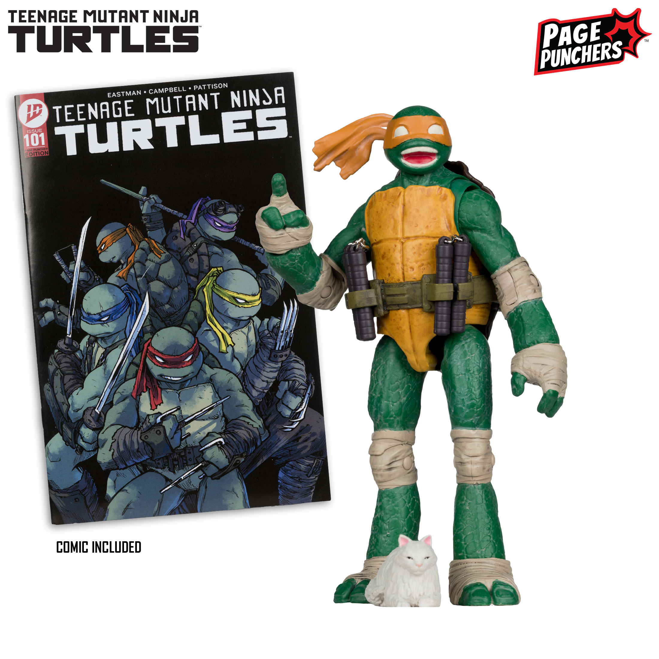 McFarlane Gary Roberts フィギュア 7 Фигурка TMNT with Comic WaVe2 Michelangelo — McFarlane Toys Figure