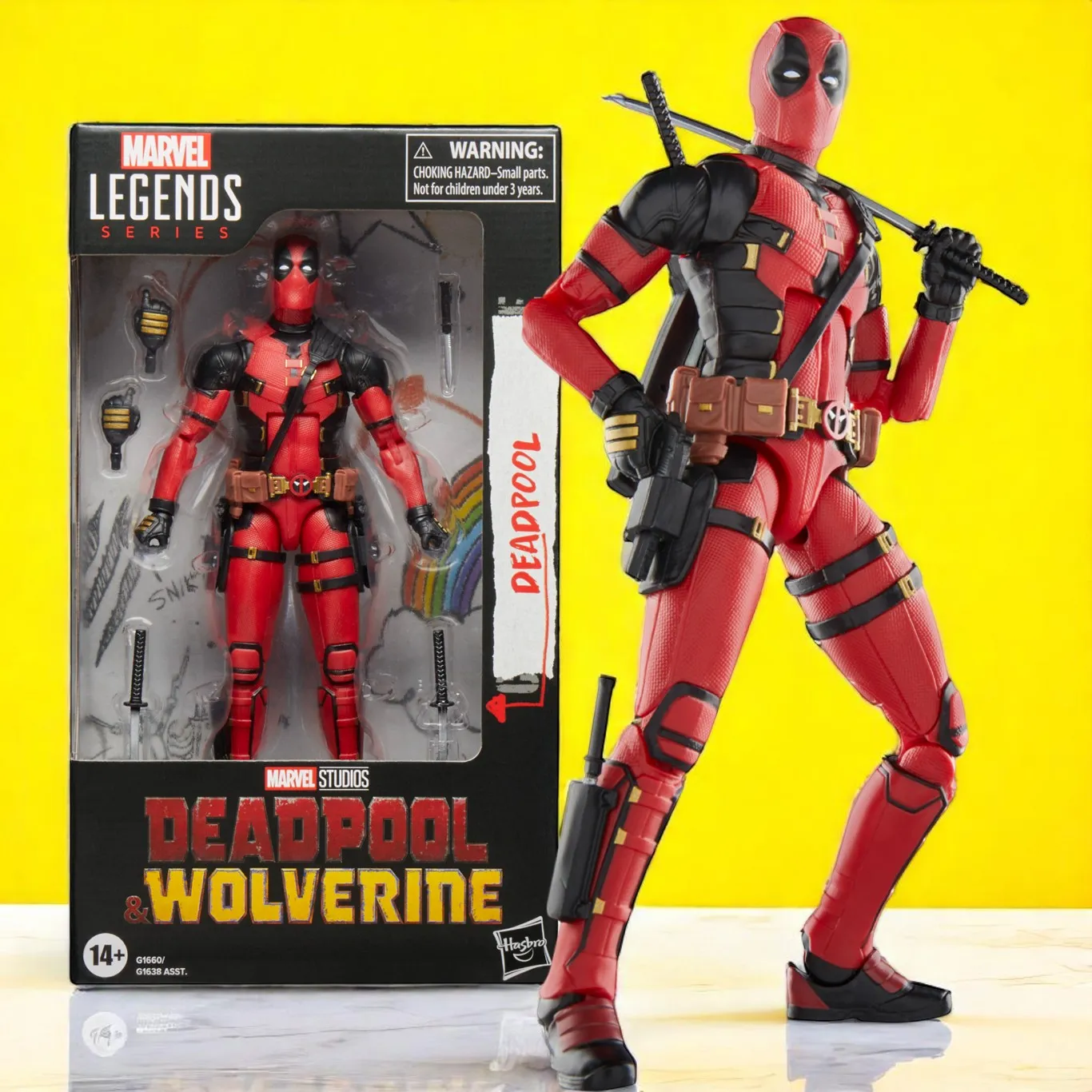 Фигурка Дэдпул — Hasbro Marvel Legends Deadpool and Wolverine Figure