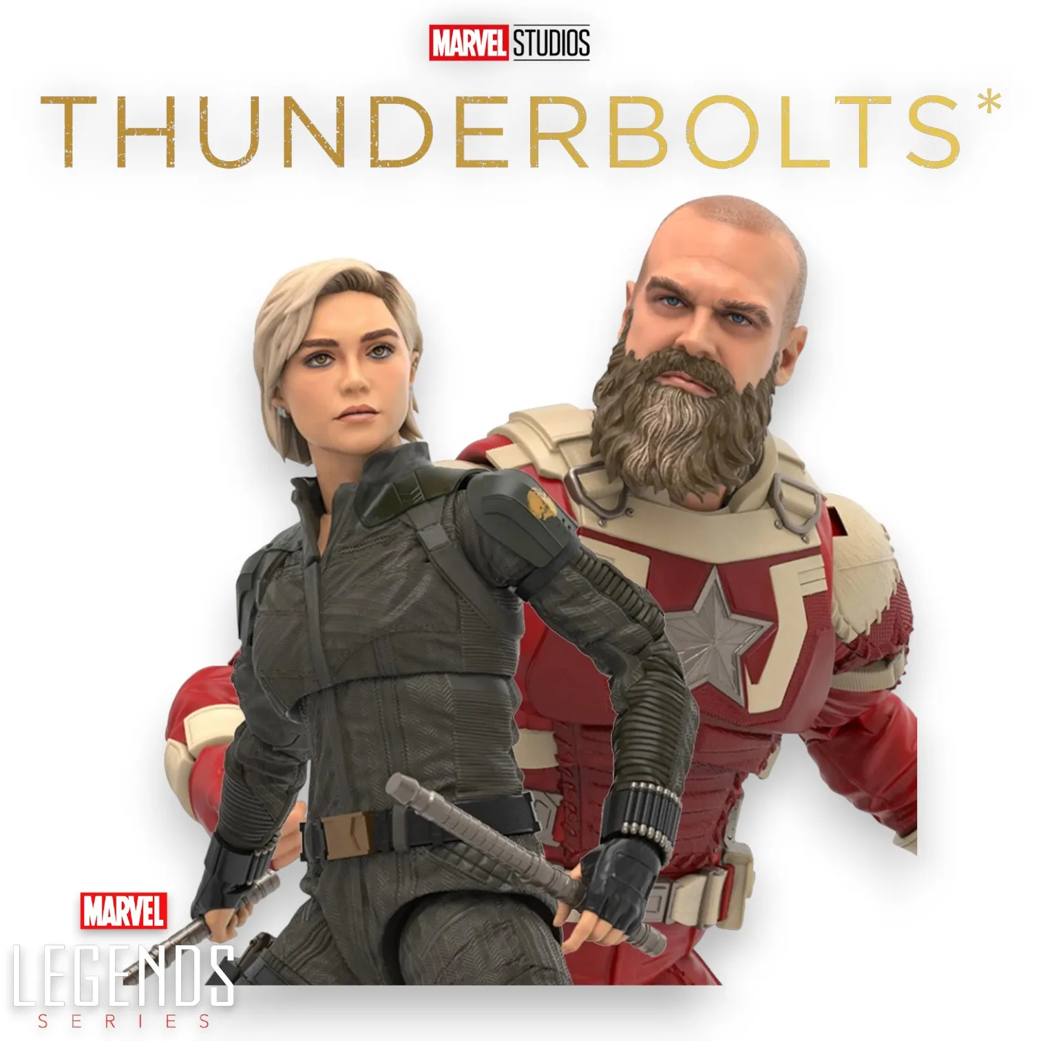 Фигурка Thunderbolts Yelena Belova and Red Guardian — Hasbro Marvel Legends 2-pack