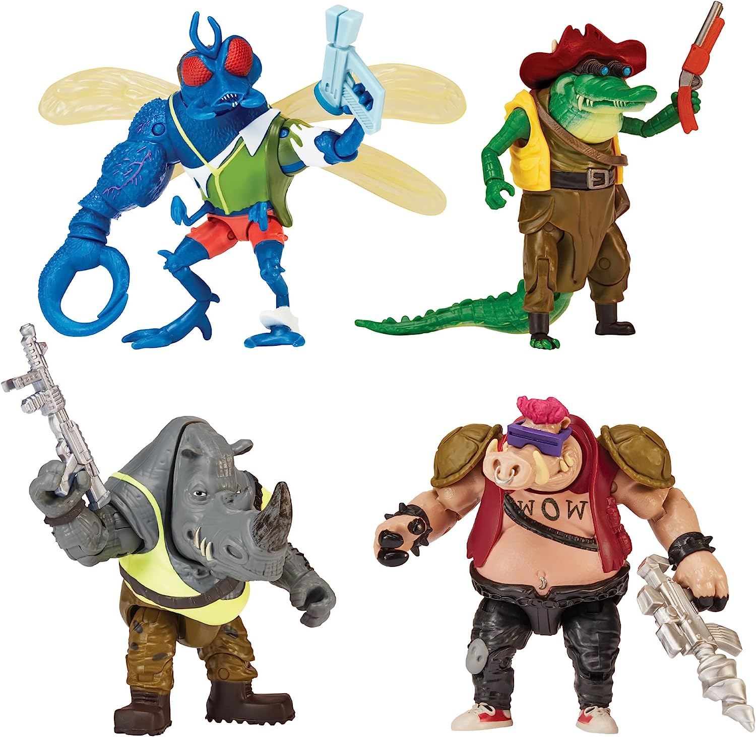 Фигурки Черепашки-Ниндзя Погром мутантов — TMNT Mutant Mayhem Basic Figure  Mutante 4-Pack - купить в GeekZona.ru