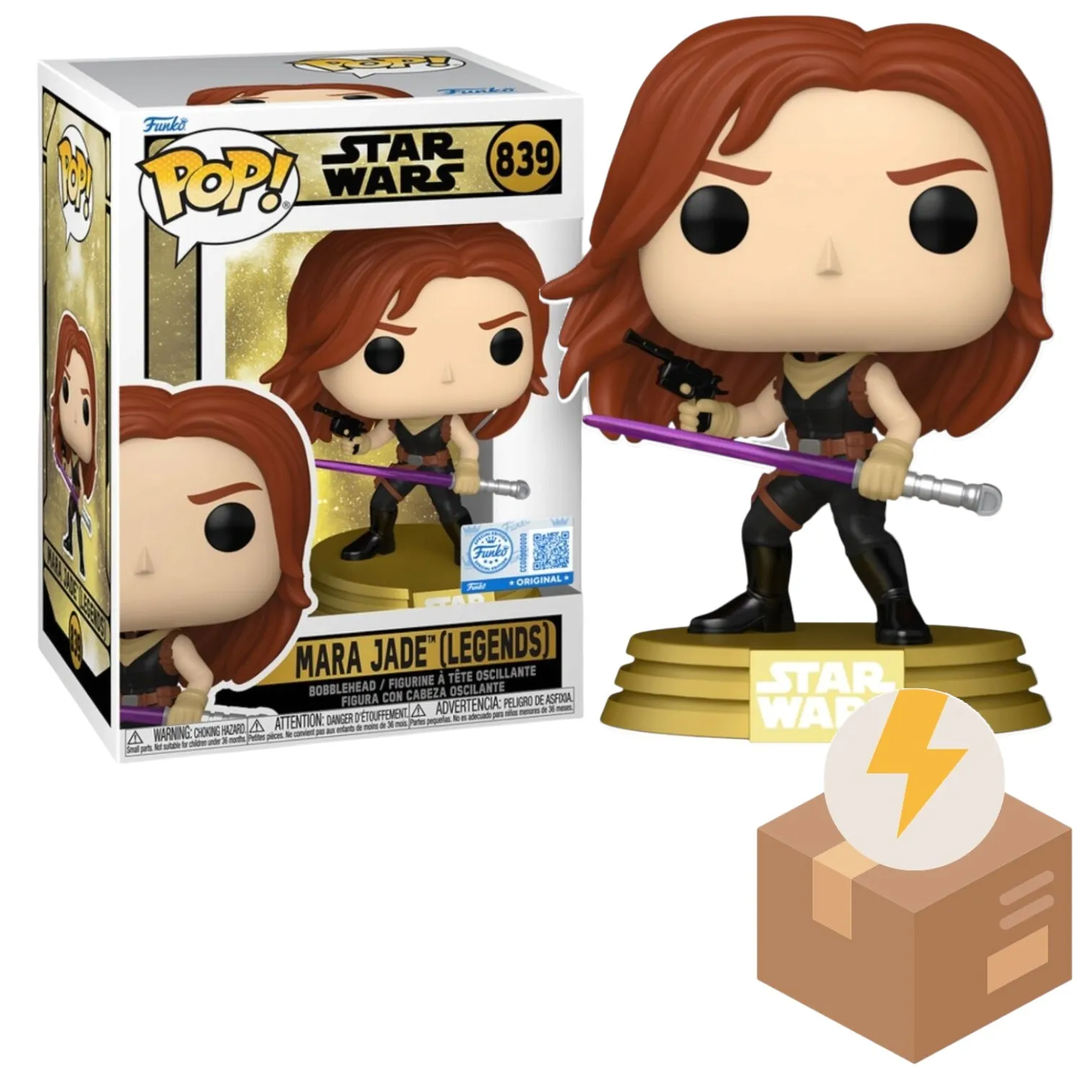 Фигурка Star Wars Mara Jade Legends Exclusive — Funko Pop! 839 BD