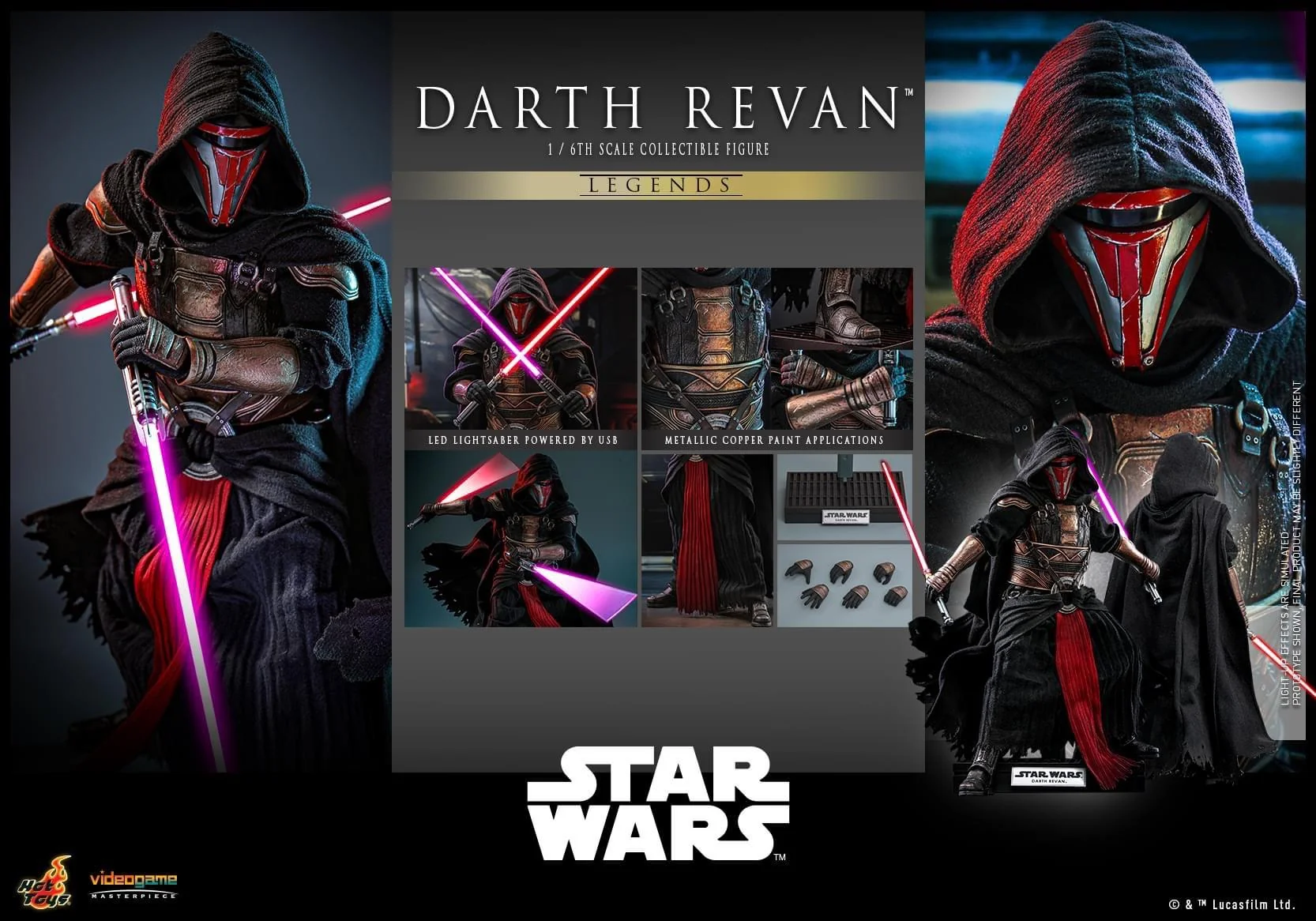 Фигурка Darth Revan — Hot Toys VGM62 Star Wars 1/6 - купить в GeekZona.ru