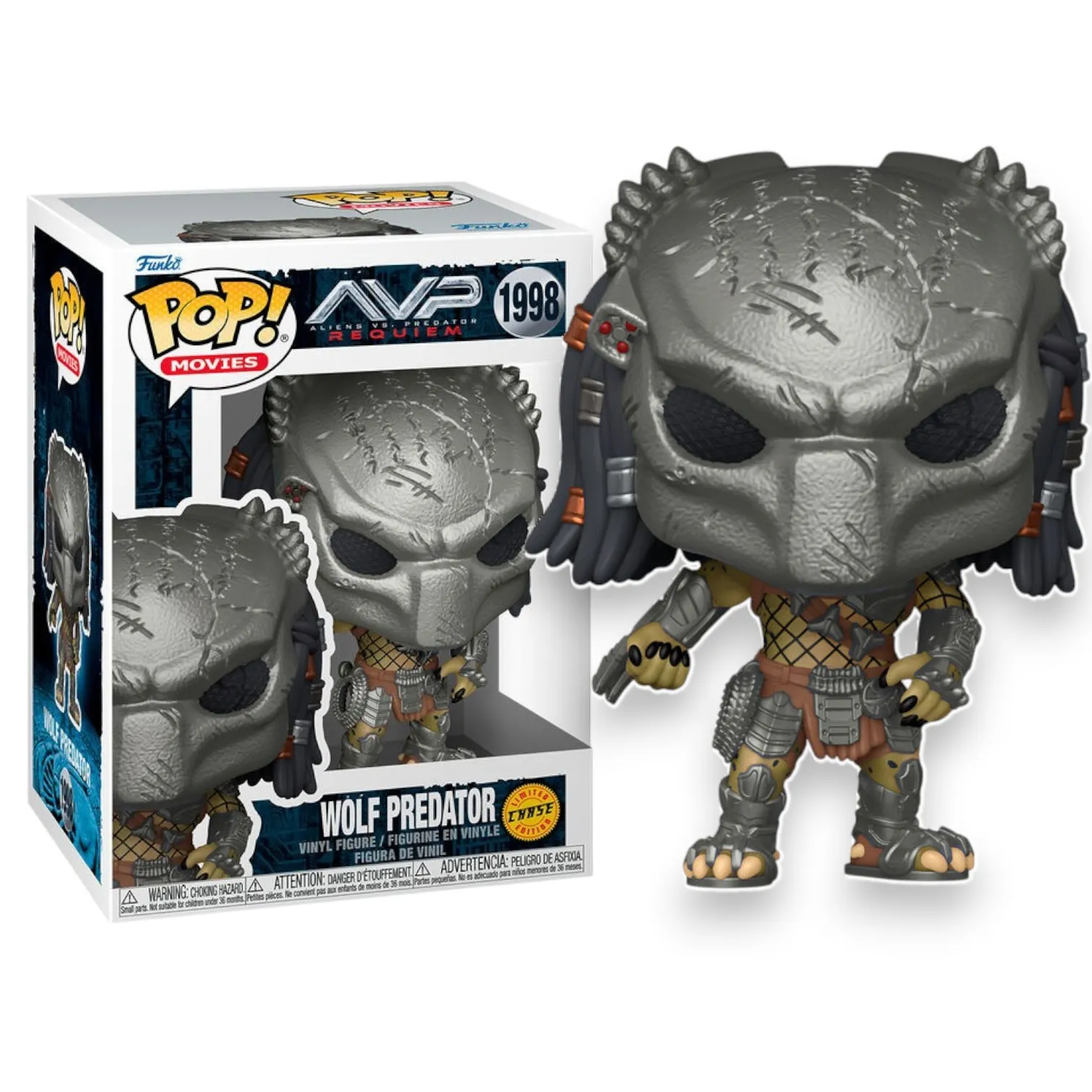Фигурка Alien vs Predator Requiem Wolf Predator — Funko Pop! Vinyl 1998 CHASE
